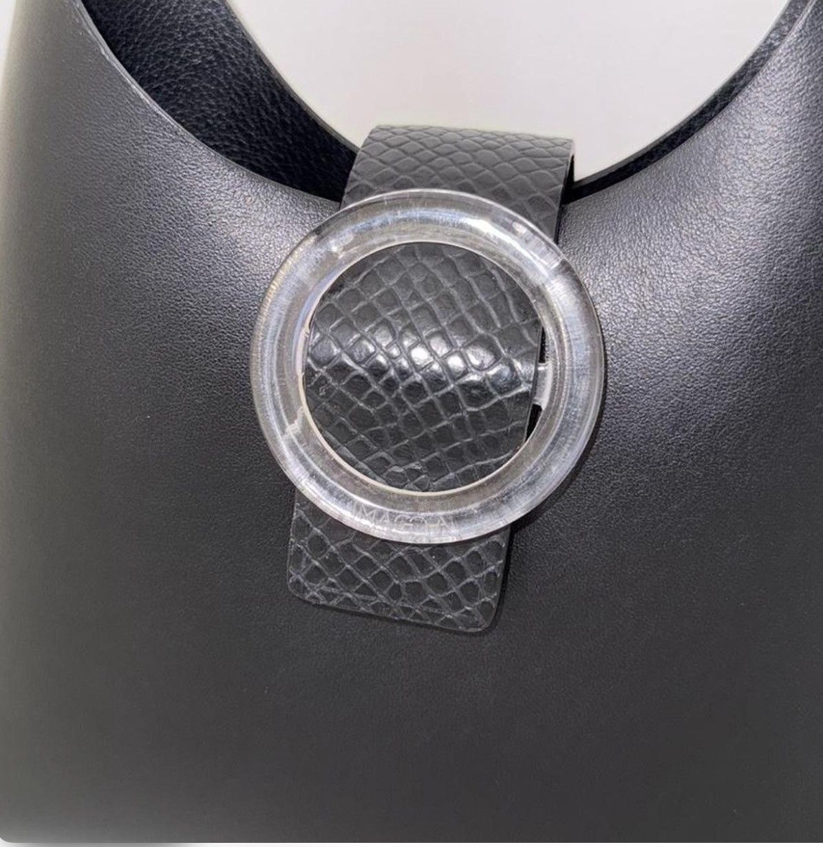 Other IMAGO-A New York Nº44 LUCITE BUCKLE MINI black shoulder bag Size ONE SIZE - 5 Thumbnail