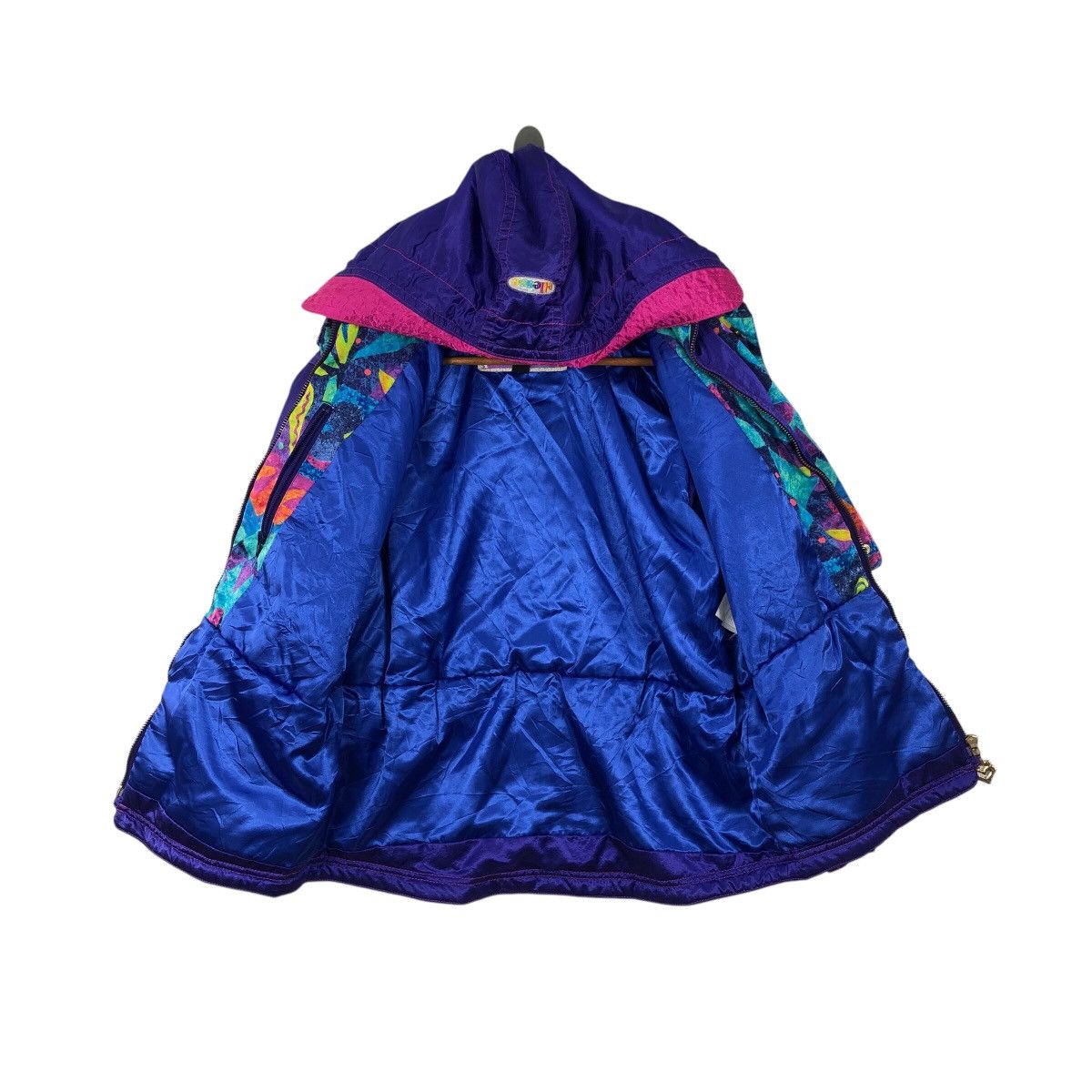 Ellesse Vintage ELLESSE ITALY Perugia Italia Floral Ski Jacket Winte Size M / US 6-8 / IT 42-44 - 3 Thumbnail
