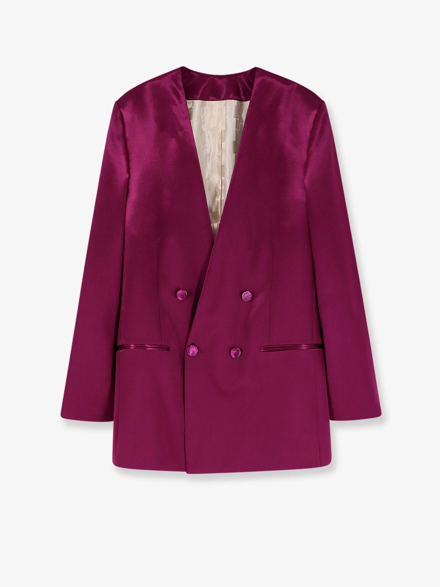 Alberta Ferretti Satin Blazer Size S / US 4 / IT 40 - 1 Thumbnail