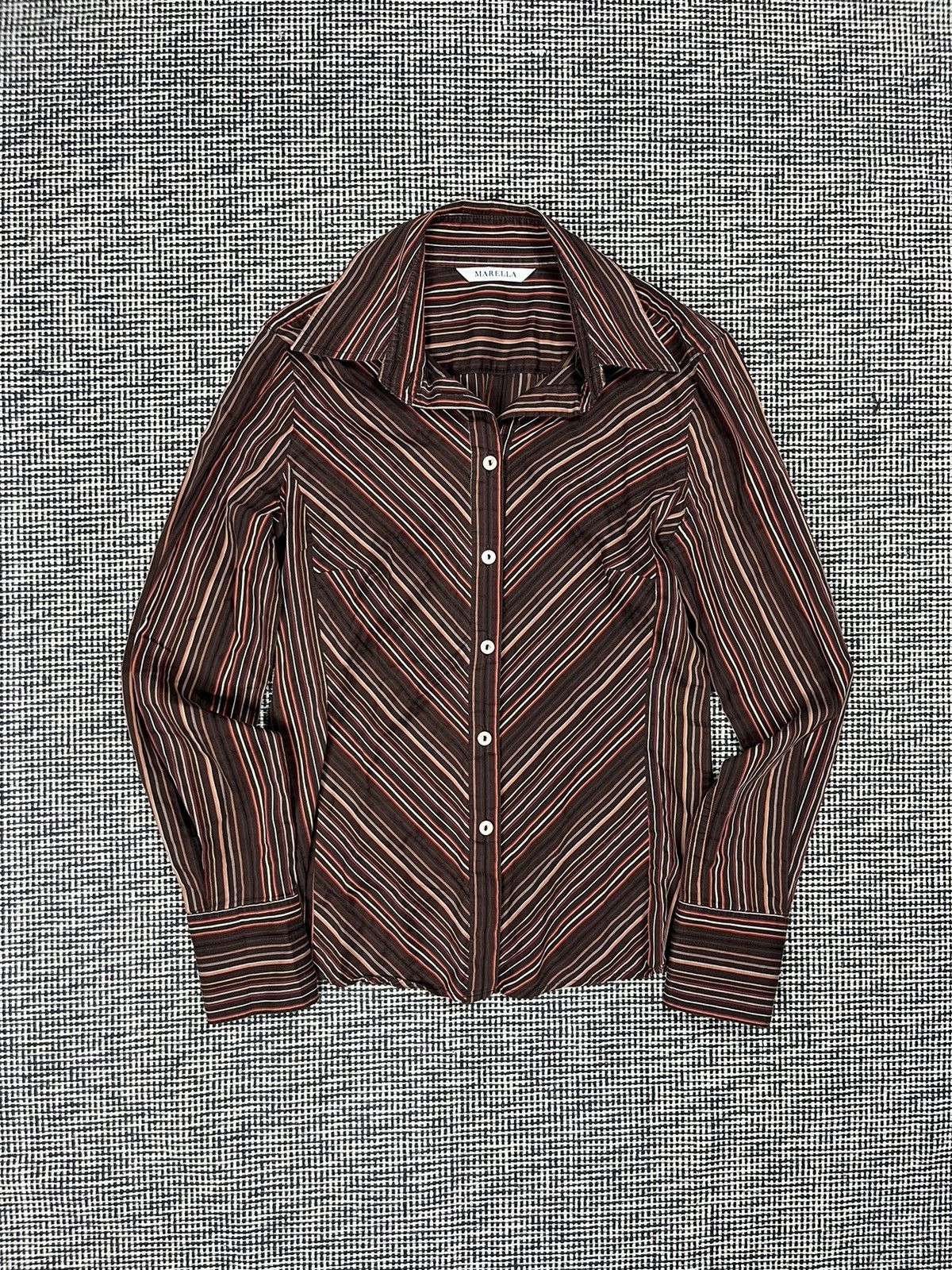 Designer × Marella Striped Marella vintage button up shirt Size XS / US 0-2 / IT 36-38 - 1 Thumbnail