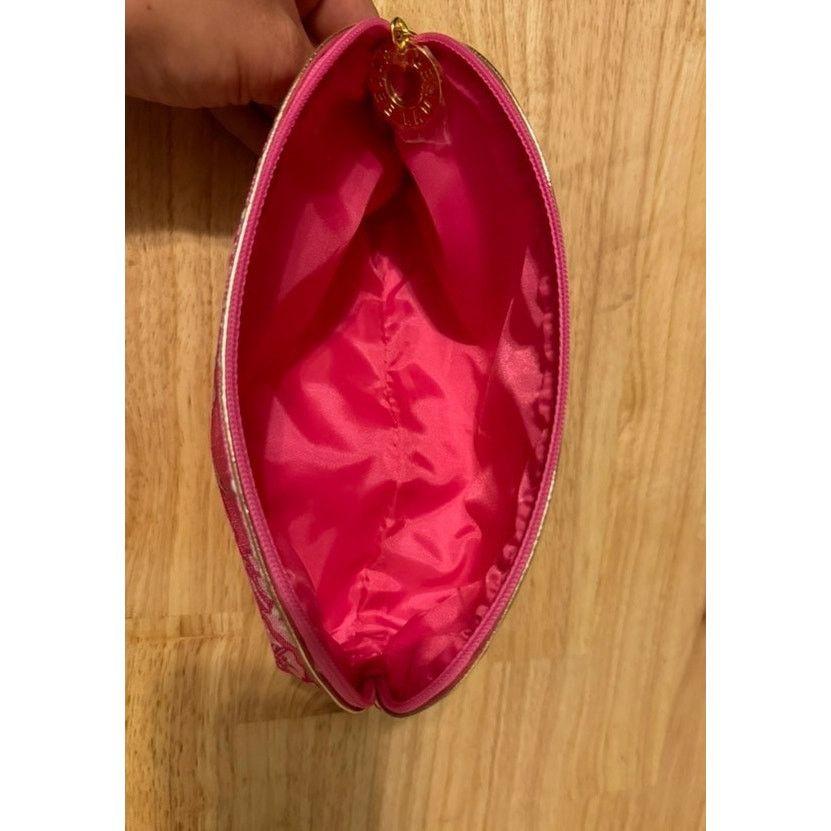 Lilly Pulitzer Lilly Pulitzer Pink Floral Cosmetic Makeup Bag Pouch, New Size ONE SIZE - 3 Thumbnail