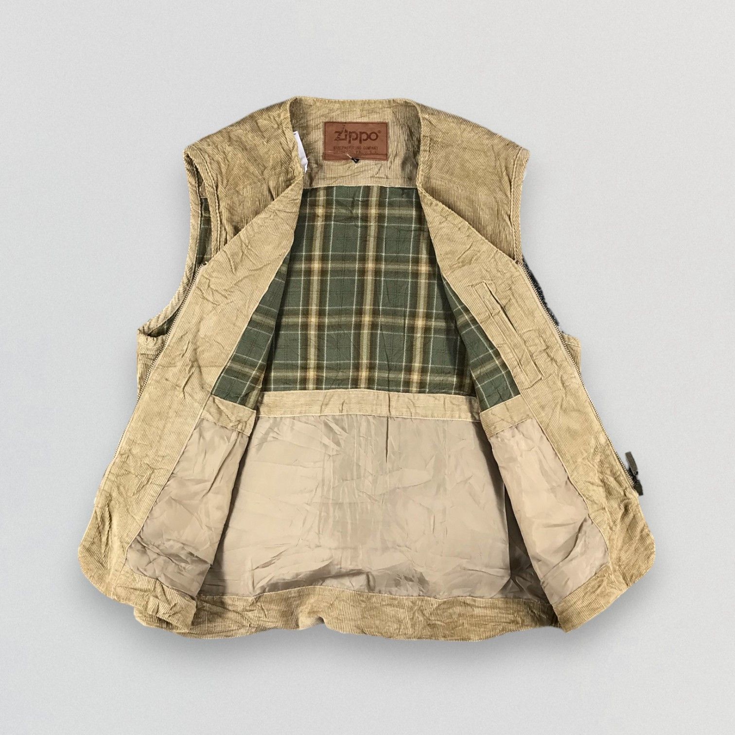 Vintage Zippo Corduroy Vest Size US L / EU 52-54 / 3 - 3 Thumbnail