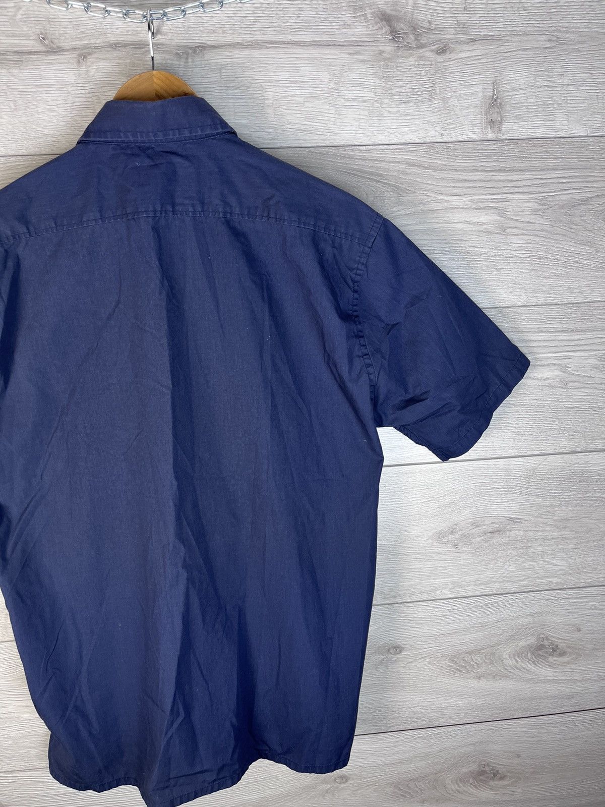 Yves Saint Laurent Men's Button Down Shirt YSL size L cotton 100% blue Size US L / EU 52-54 / 3 - 12 Thumbnail