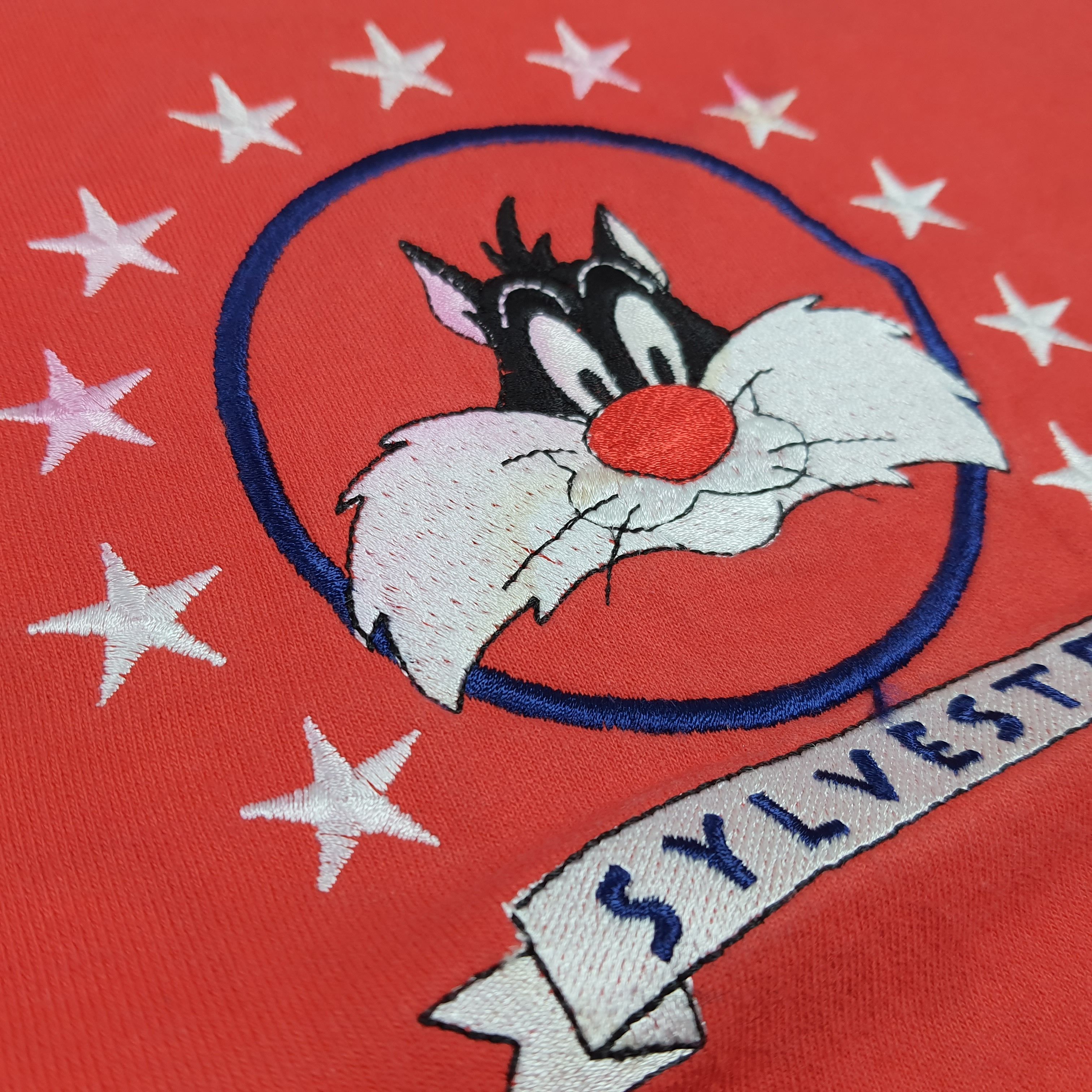 Acme Clothing Vintage Sylverster The Cat Looney Tunes Sweatshirt C286N21 Size US L / EU 52-54 / 3 - 3 Thumbnail