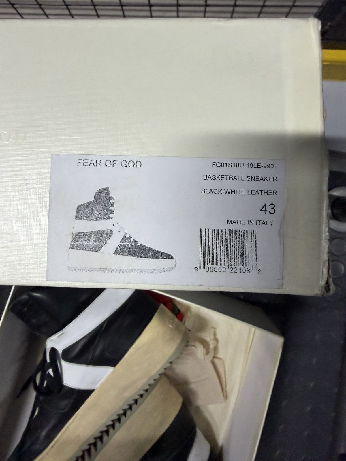 Fear of God FOG HiTops Size US 10.5 / EU 43-44 - 5 Thumbnail