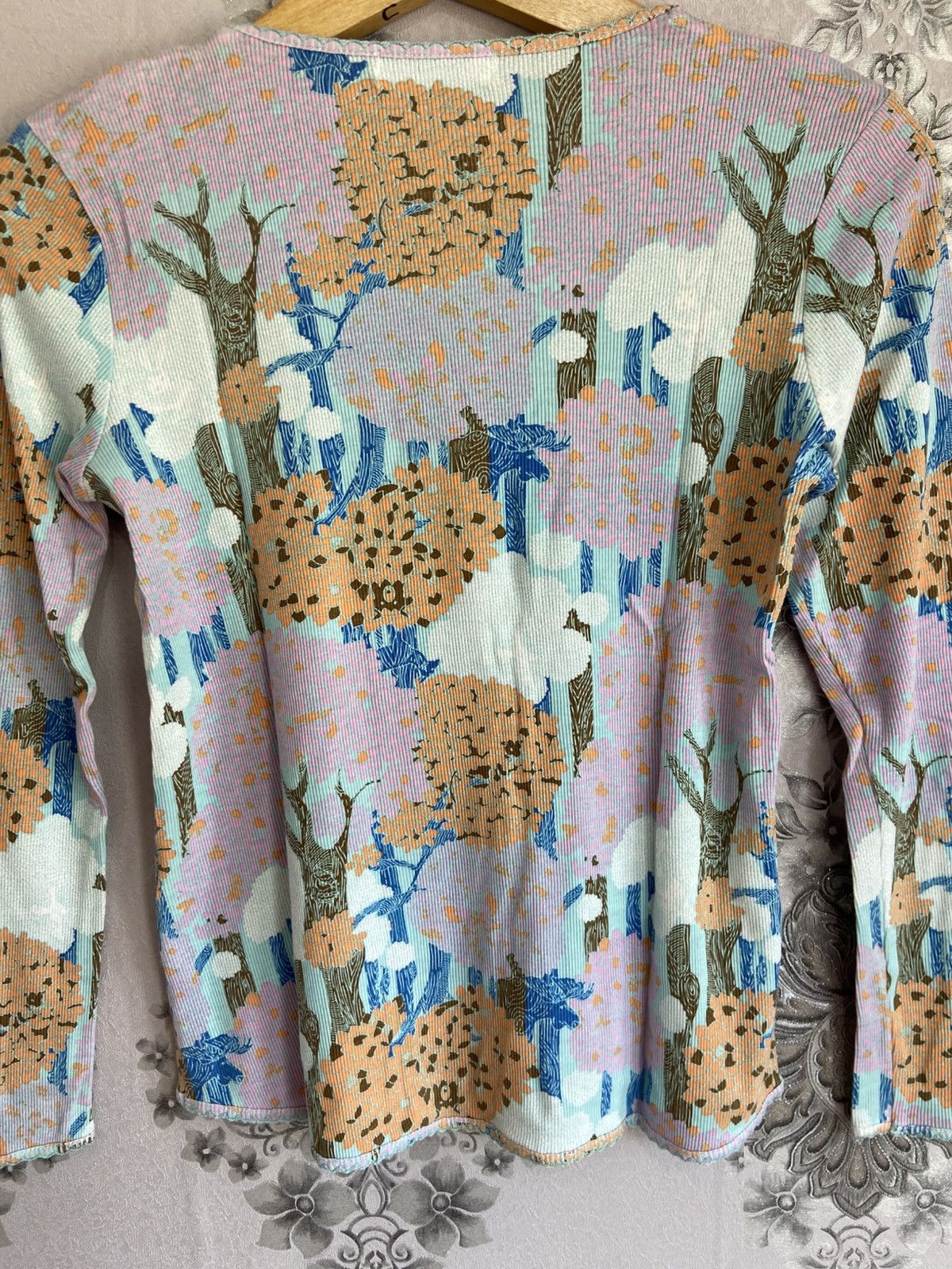 Issey Miyake Ne-Net By Issey Miyake Tree Pattern Long Sleeve Size US M / EU 48-50 / 2 - 9 Thumbnail