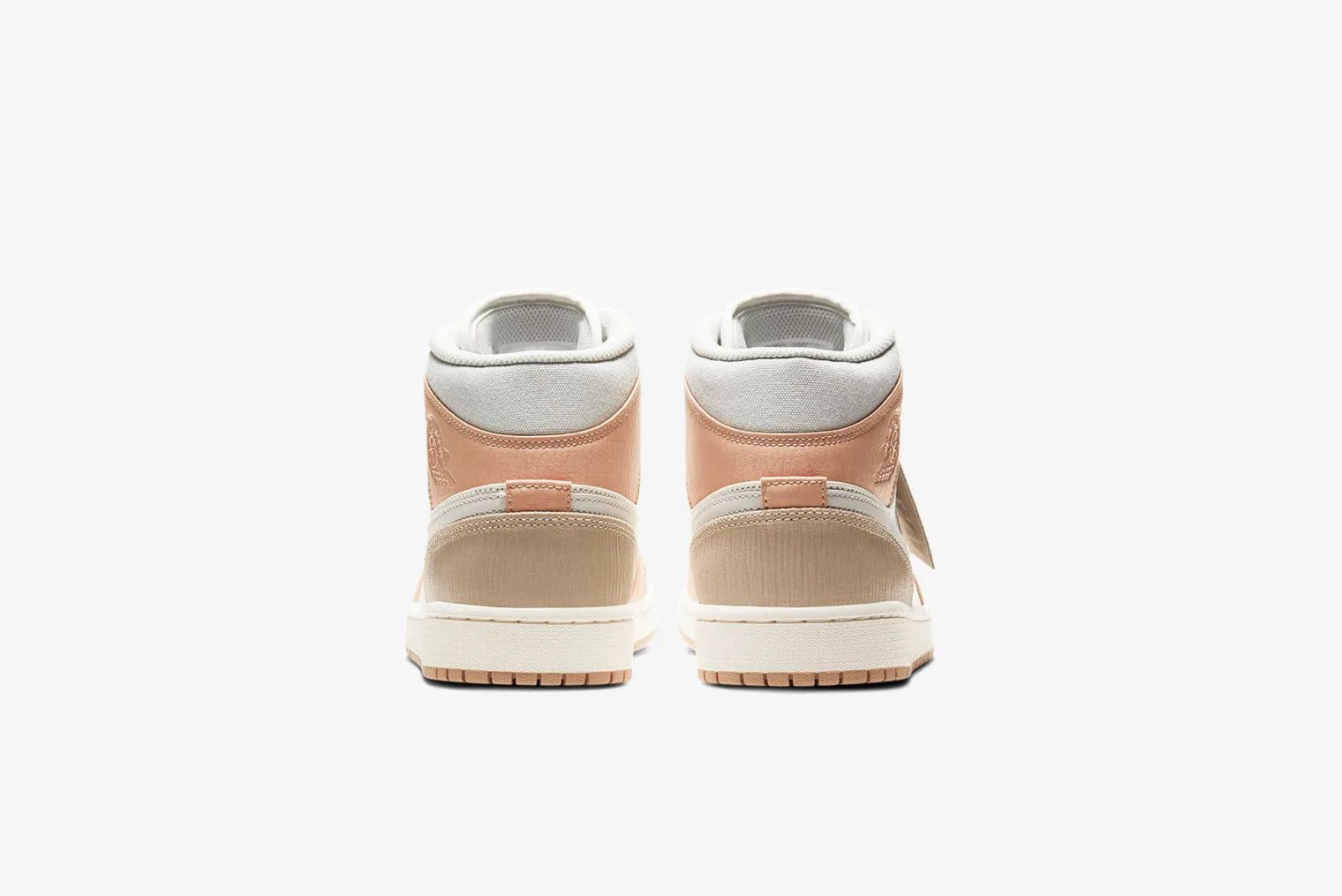Jordan Brand × Nike 💚 2020 Nike Air Jordan 1 Mid "Milan" Sail/Light Bone NEW Size US 11 / EU 44 - 3 Thumbnail