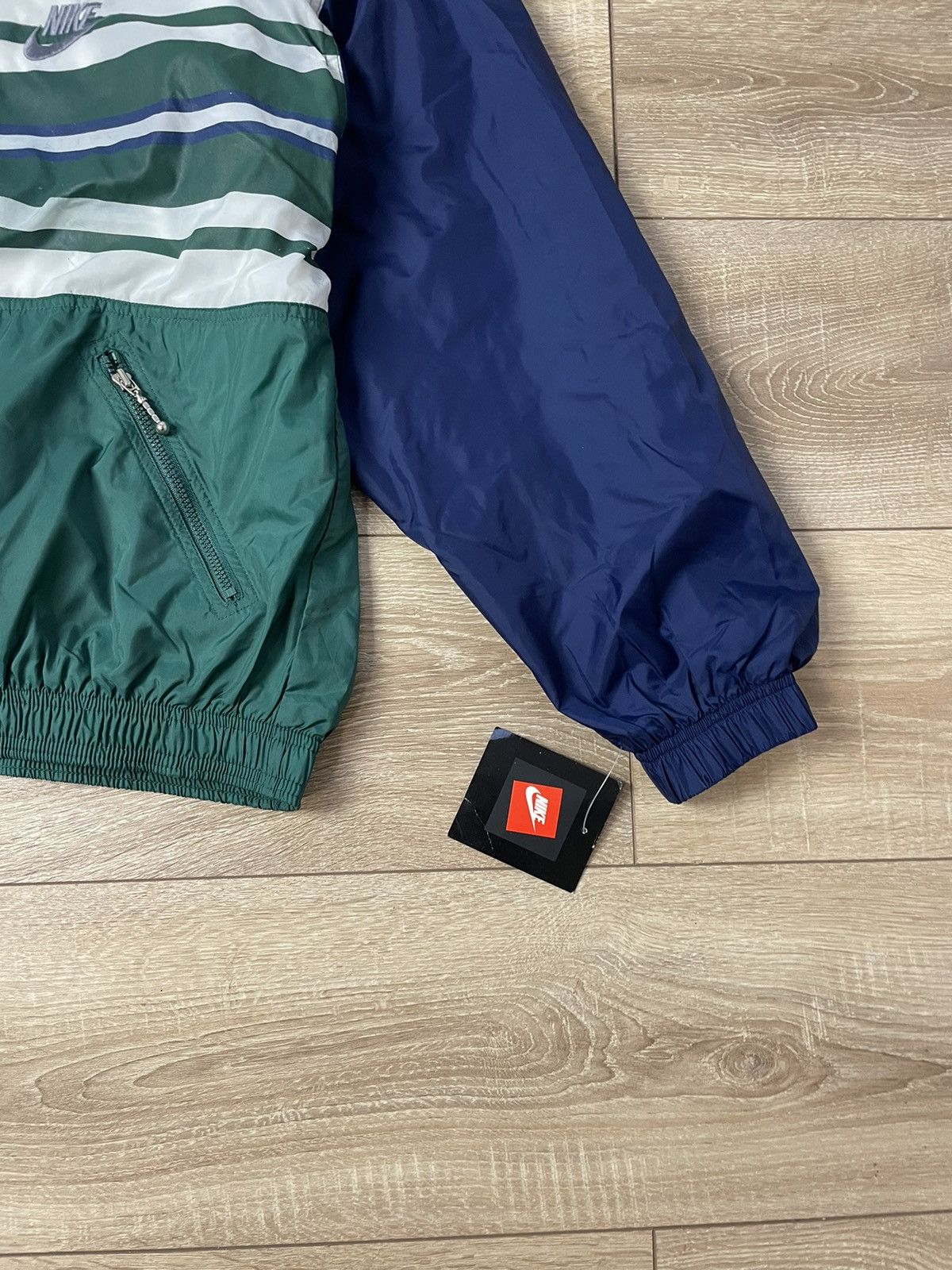 Nike Nike Vintage Nylon Track Jacket Full Zip 90-s Size US M / EU 48-50 / 2 - 4 Thumbnail
