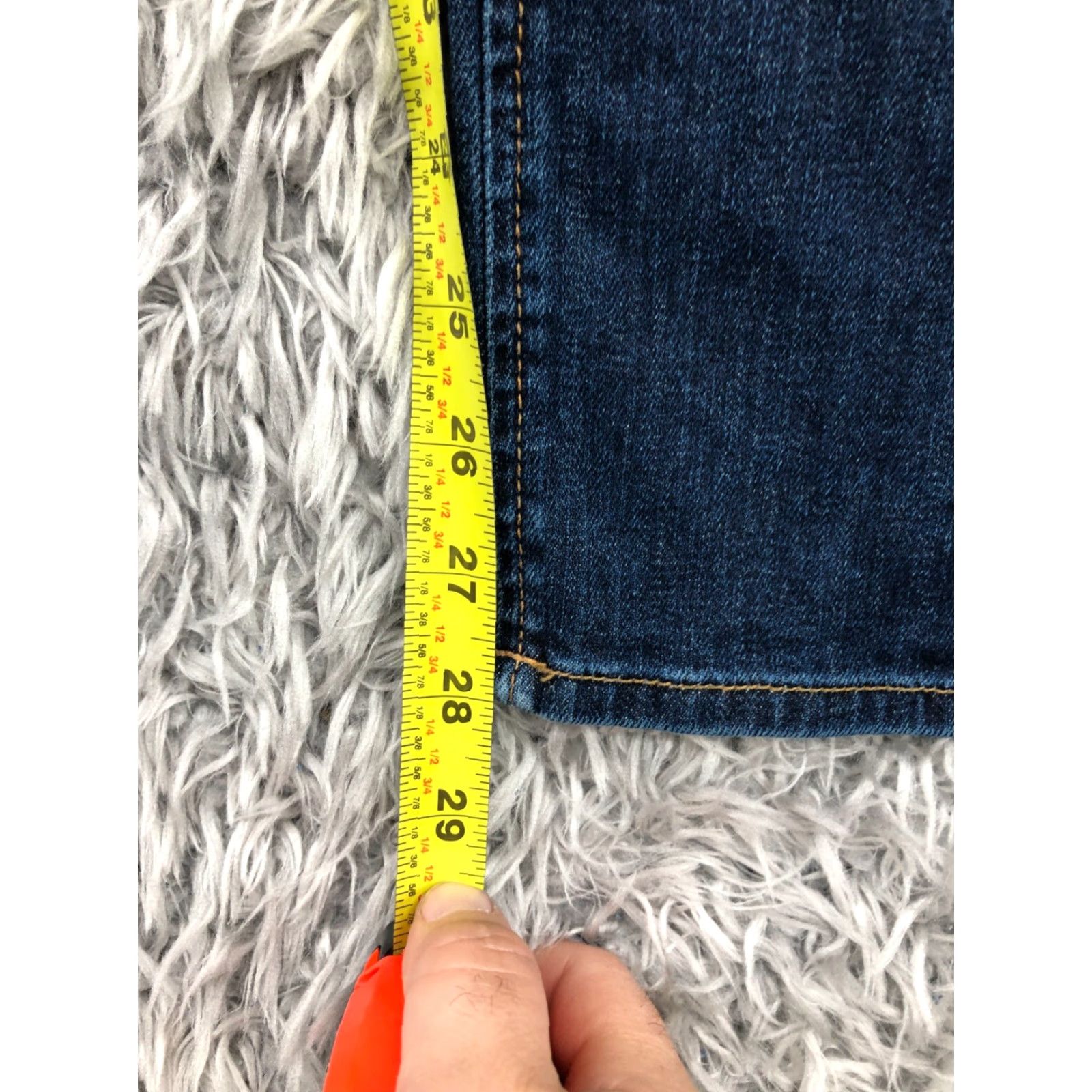 Rag & Bone rag & bone Jeans Skinny Womens Dark Wash Blue 25 Regular Inseam 29 in Cotton Denim Size 42" / US 20 - 3 Thumbnail