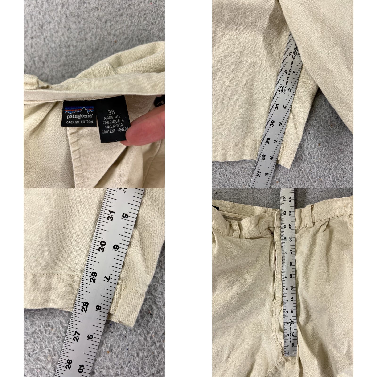 Patagonia Patagonia Shorts Adult 34 Beige Organic Cotton Woven Missing Button Size US 36 / EU 52 - 8 Thumbnail