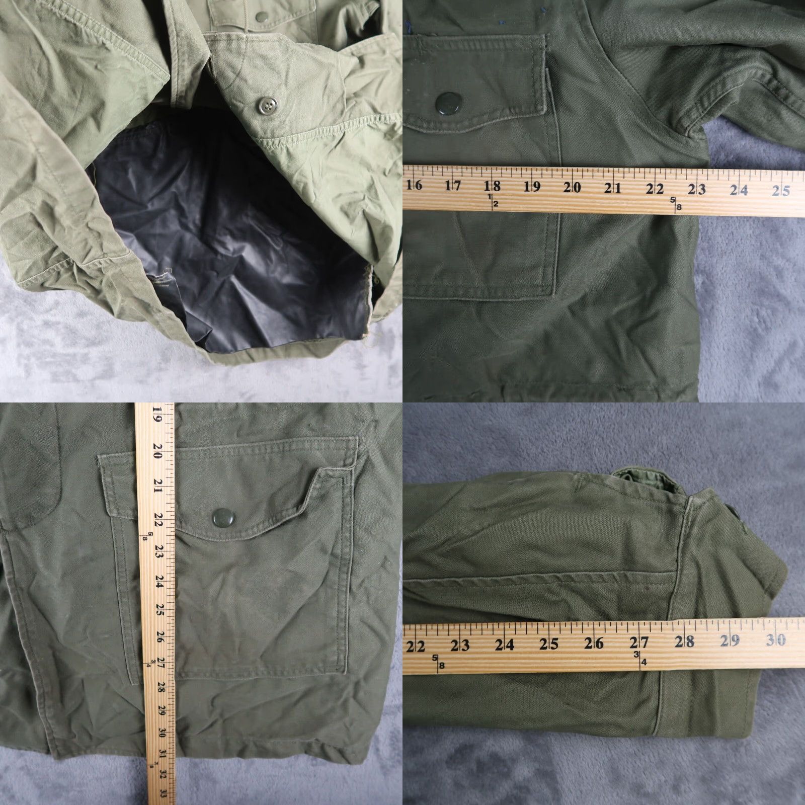 Vintage VINTAGE USAF Vietnam 60s Field Jacket Wind-Resistant OG 107 M Long Military Jacket Military Green Mens Jacket Size US M / EU 48-50 / 2 - 9 Thumbnail