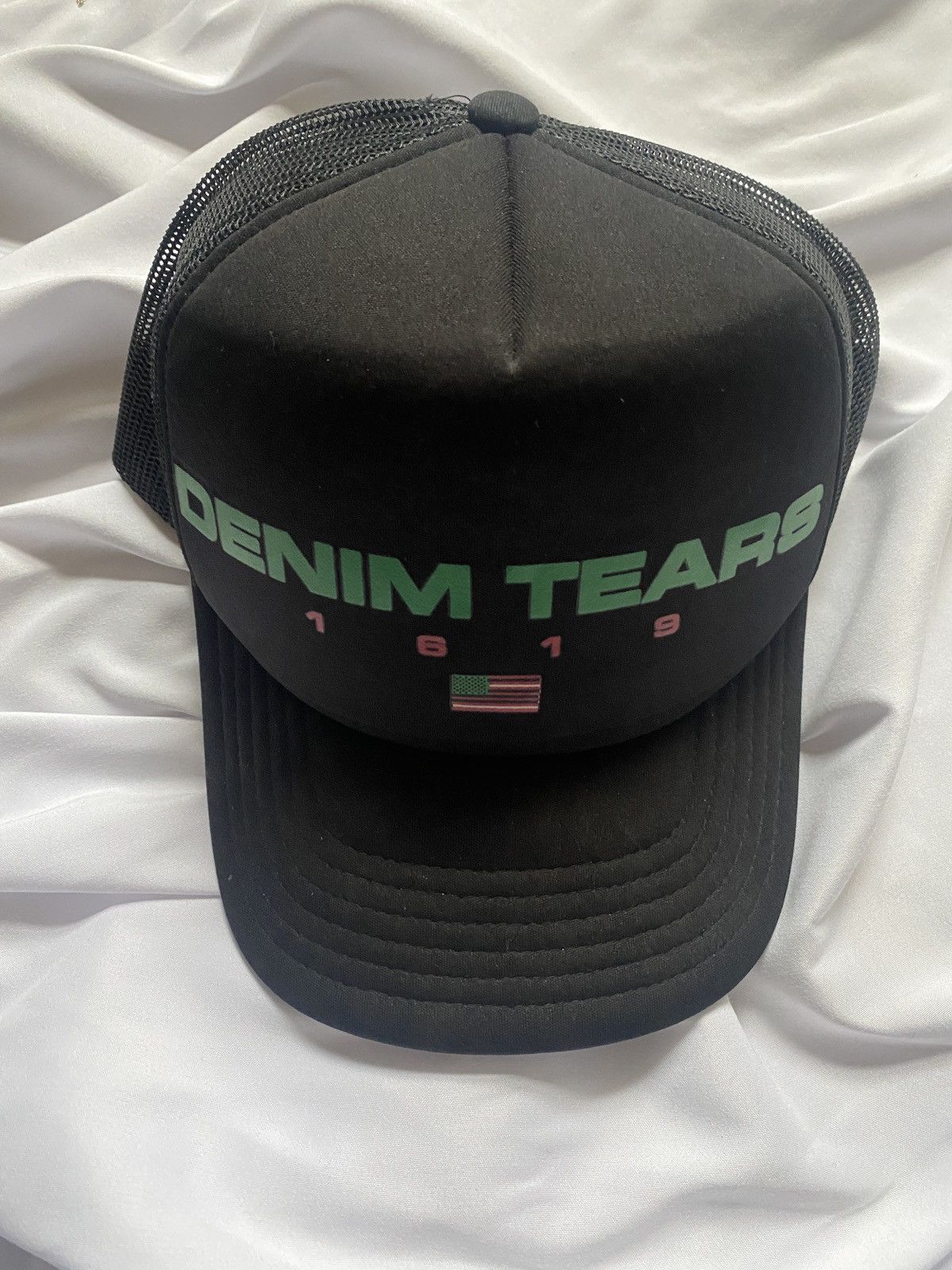 image of Denim Tears Tyson Beckford Hat in Black, Men's