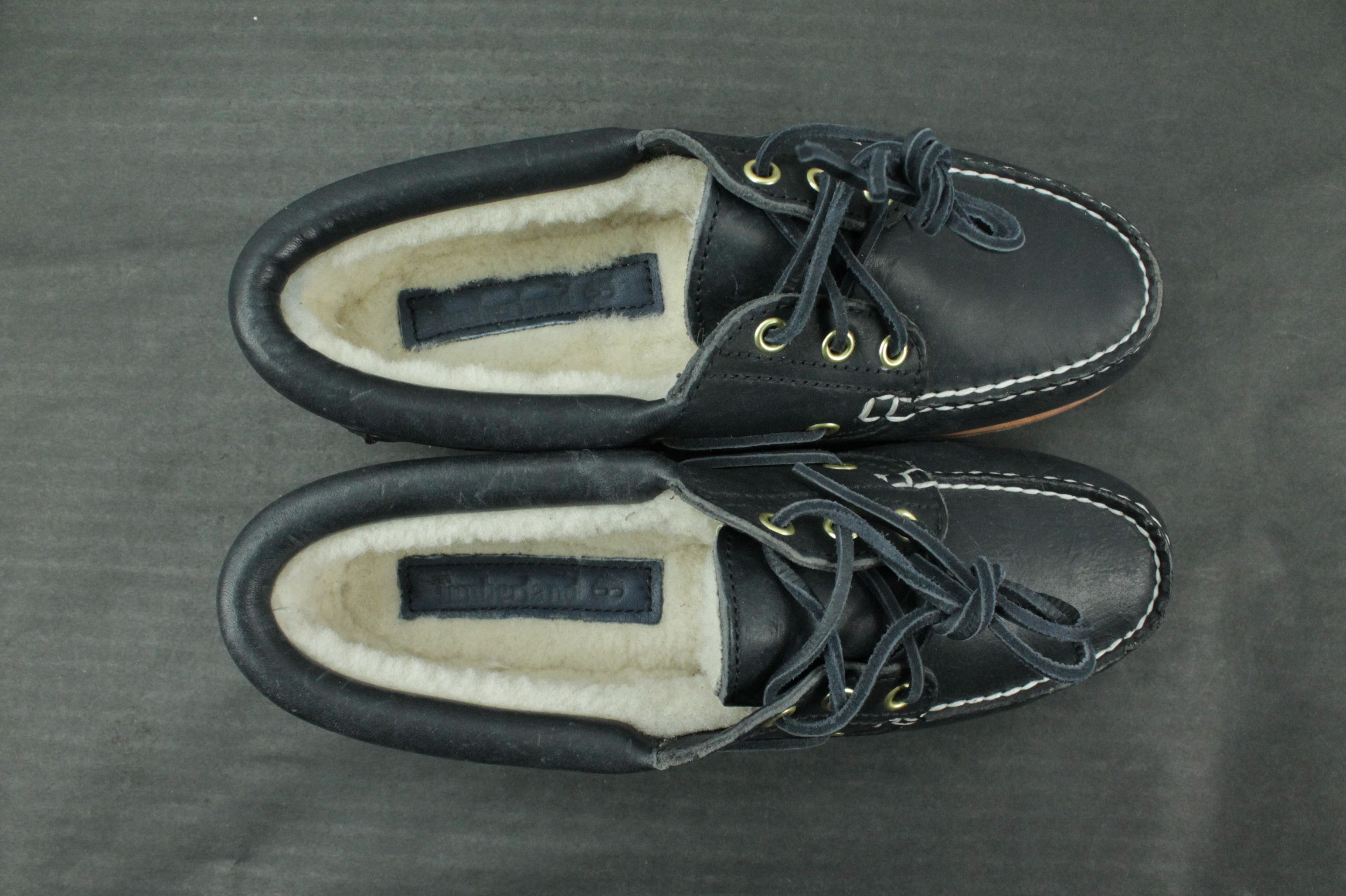 Timberland Timberland Noreen 3EYE Shearling Leather Boat Shoes Size US 6 / IT 36 - 8 Thumbnail
