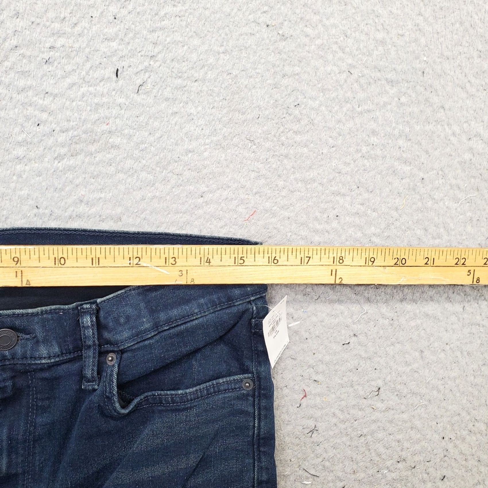 Old Navy Old Navy Jeans Women Plus 18 Blue Denim Slim Fit 360° Stretch Whiskered Straight Size 40" / US 18 - 6 Thumbnail