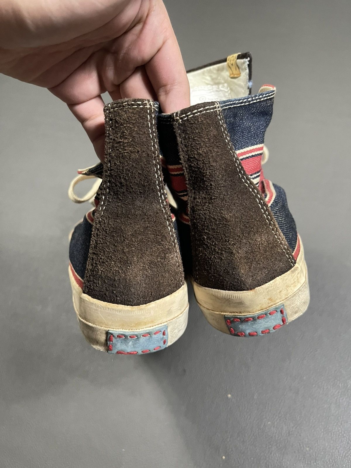 Visvim Visvim Skagway Hi Denim Stripe Size US 9 / EU 42 - 7 Thumbnail
