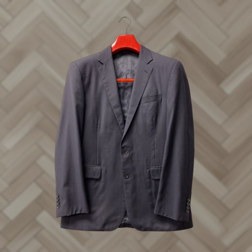 Polo Ralph Lauren Ralph Lauren Blazer Men’s 42R Striped Black Wool 160-4 Size 42R - 1 Thumbnail