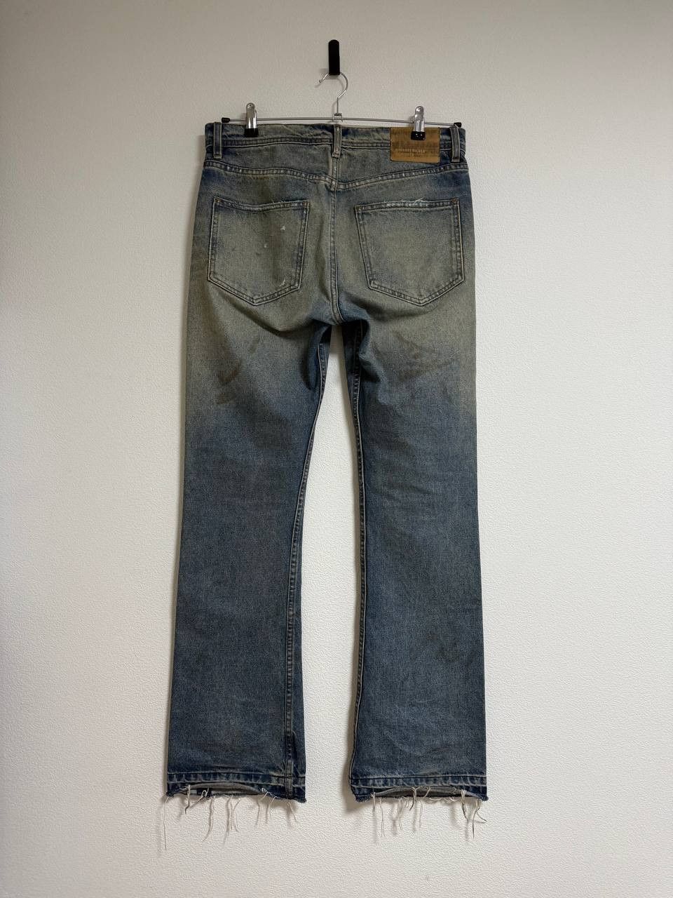 Enfants Riches Deprimes Distressed Flared Hit And Run Jeans Size US 31 - 2 Thumbnail