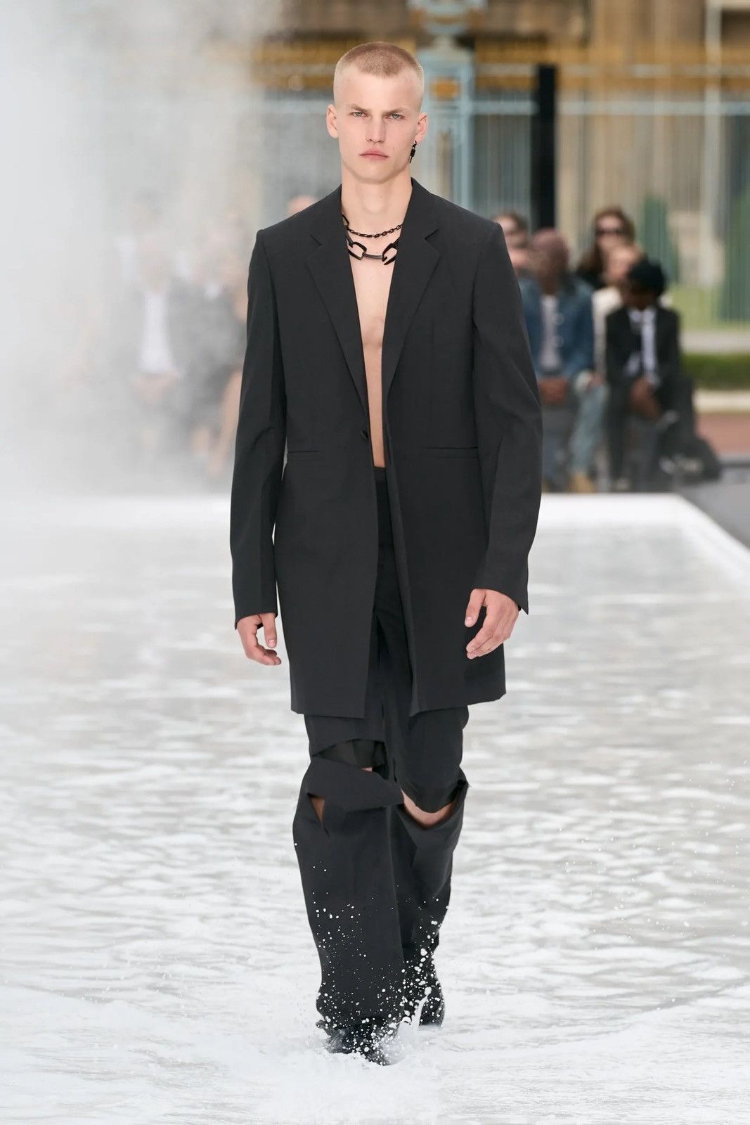 Givenchy Givenchy Ripped Wool Trousers Size US 34 / EU 50 - 5 Thumbnail