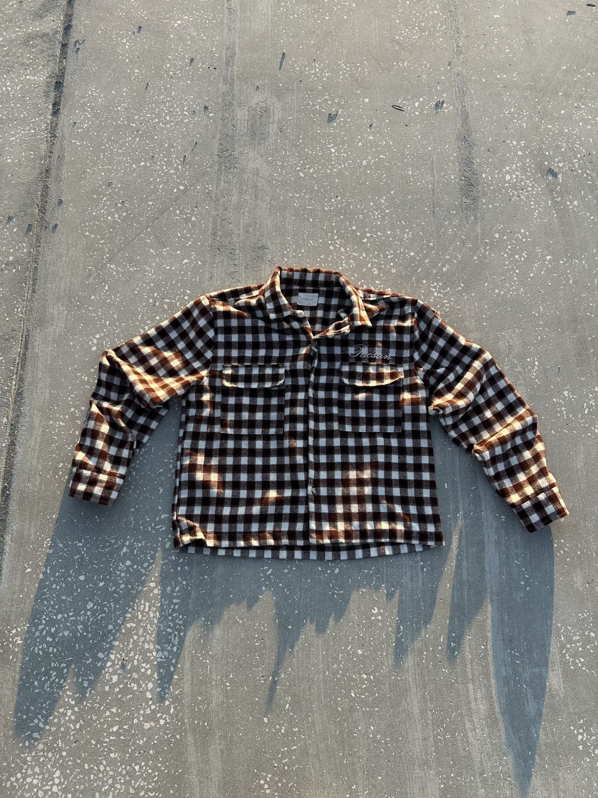 Pacsun Burgundy plaid button up jacket Size US M / EU 48-50 / 2 - 1 Thumbnail