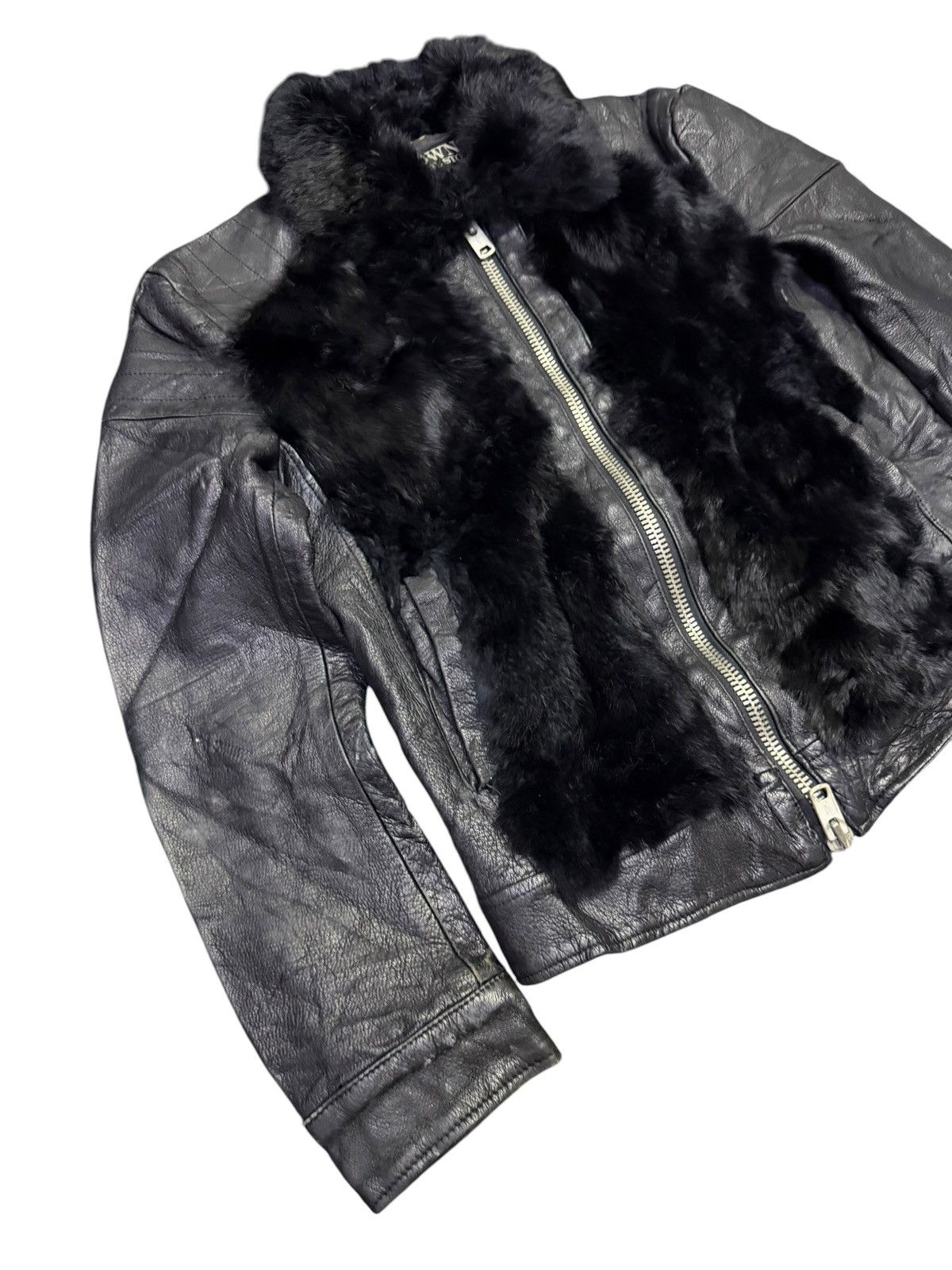 Japanese Brand Vintage Browns General Store Furr Leather Jacket Size M / US 6-8 / IT 42-44 - 3 Thumbnail