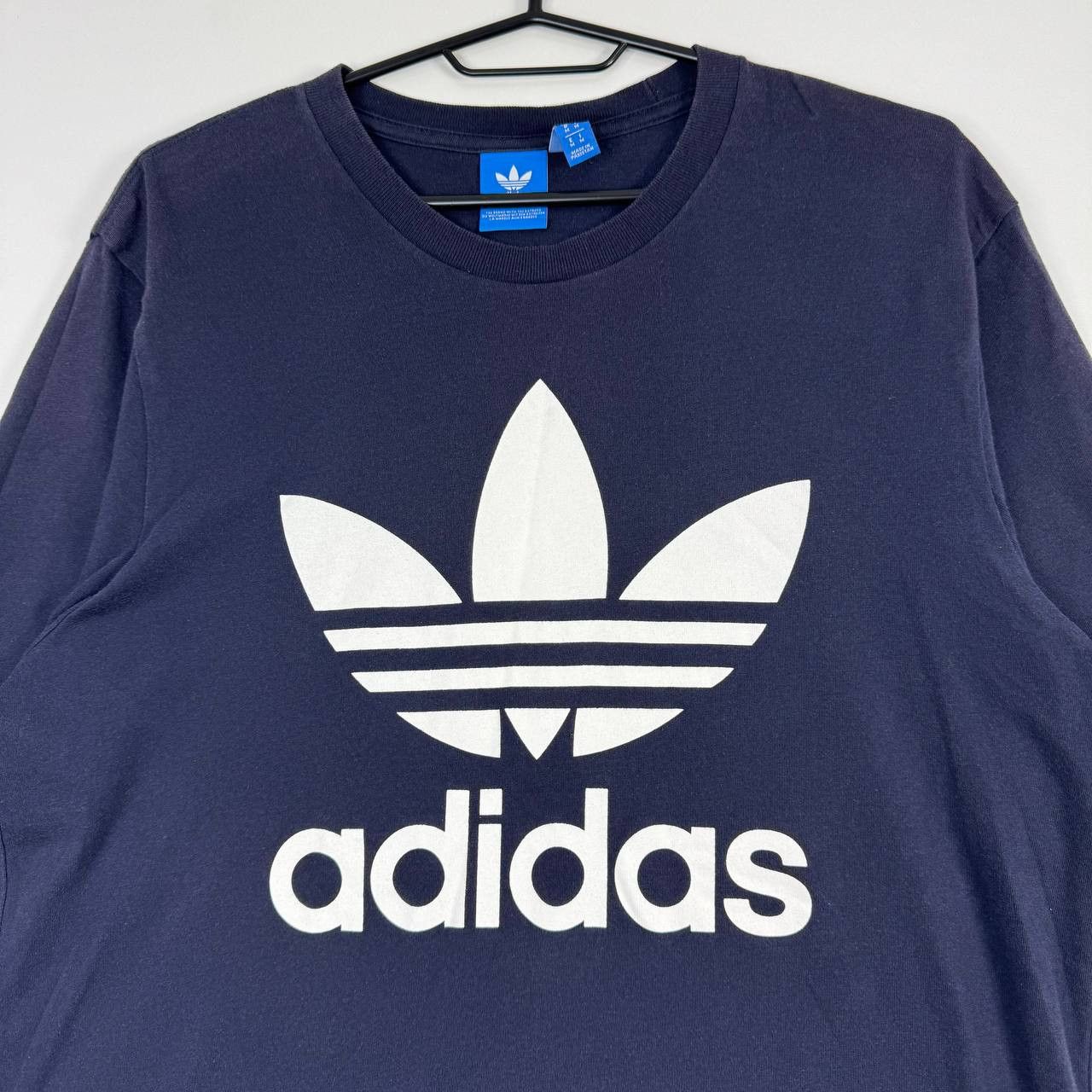 Adidas Adidas Originals Trefoil Logo T Shirt Navy Graphic Tee M Size US M / EU 48-50 / 2 - 2 Thumbnail