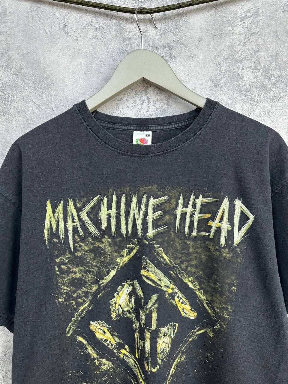 Band Tees Machine Head "Unto The Locust" Bulldozer Band Tee T-Shirt Size US L / EU 52-54 / 3 - 4 Thumbnail