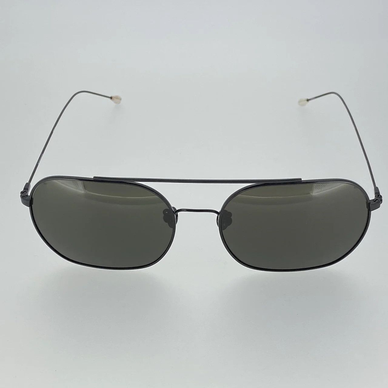 Ann Demeulemeester Ann Demeulemeester Sunglasses Shiny Black and Grey Size ONE SIZE - 9 Thumbnail