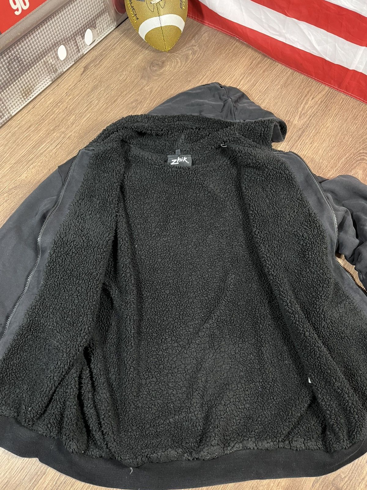 Band Tees Zhik Distressed 😫 Zip Hoodie Size US XL / EU 56 / 4 - 15 Thumbnail