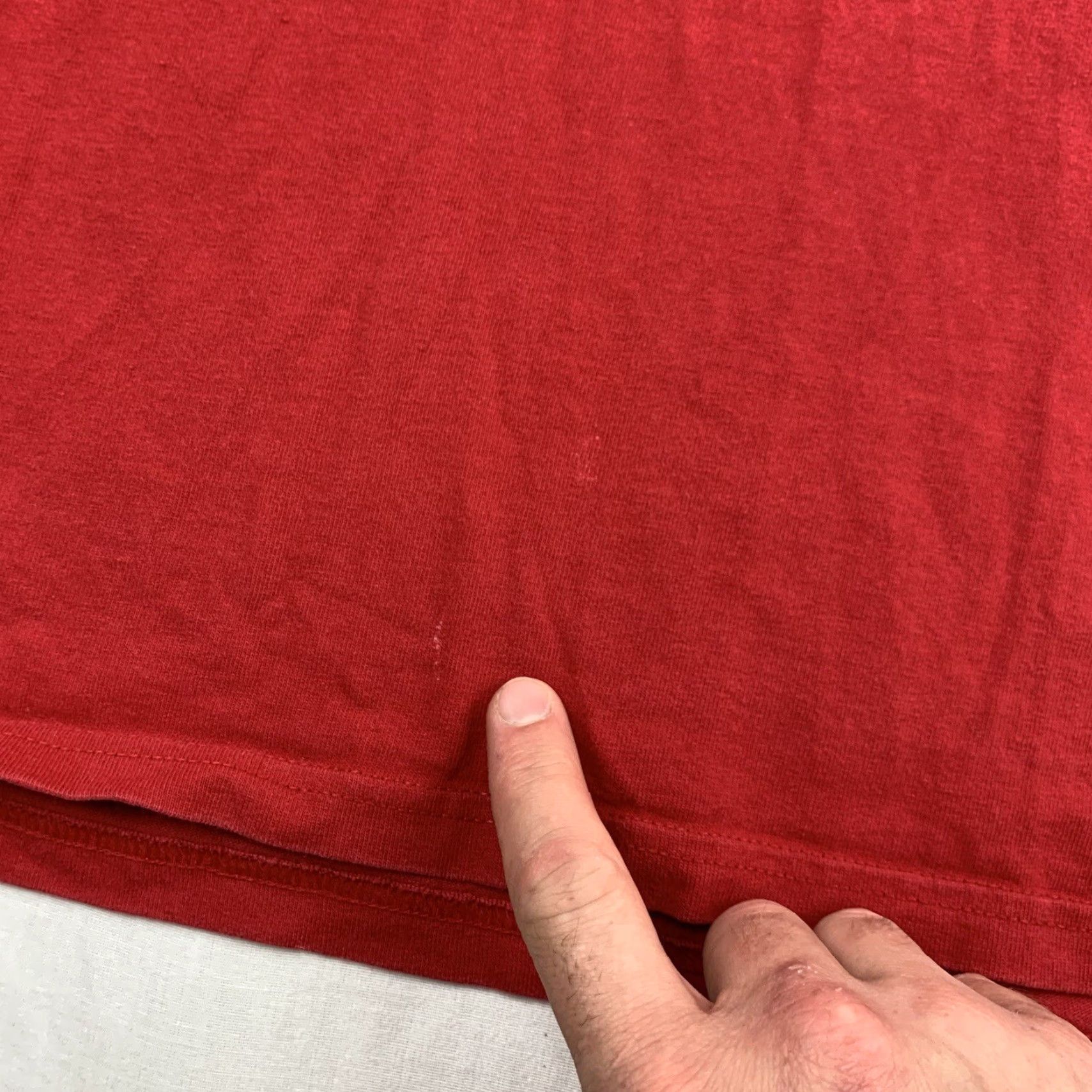 Ralph Lauren VINTAGE Ralph Lauren Polo Jeans Co Long Sleeve Shirt Adult XL Red Grunge Y2K 90s Mens Size US XL / EU 56 / 4 - 5 Thumbnail
