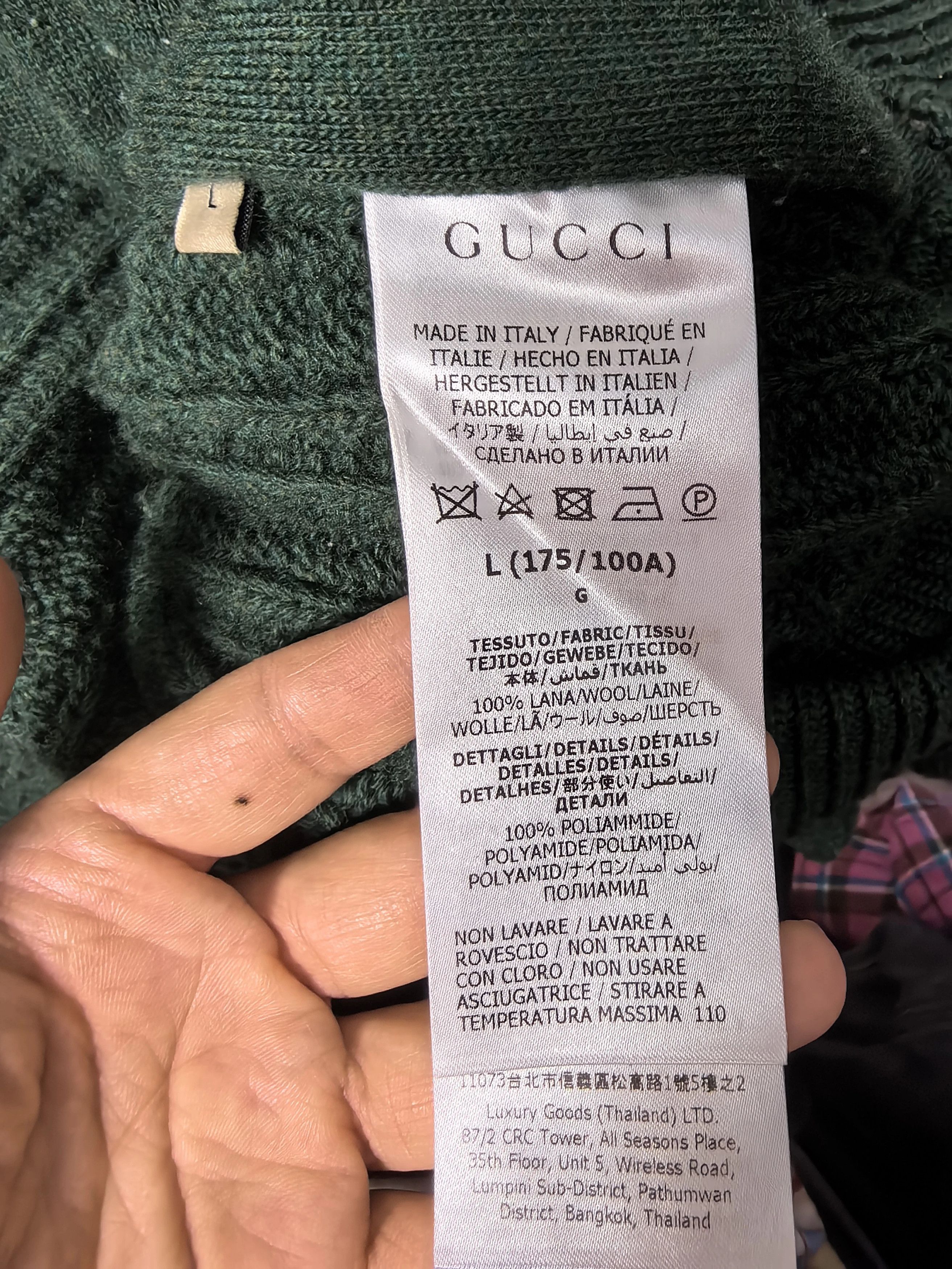 Gucci Gucci Colorblocked Knit Jacket 98% New Authentic Size US L / EU 52-54 / 3 - 4 Thumbnail