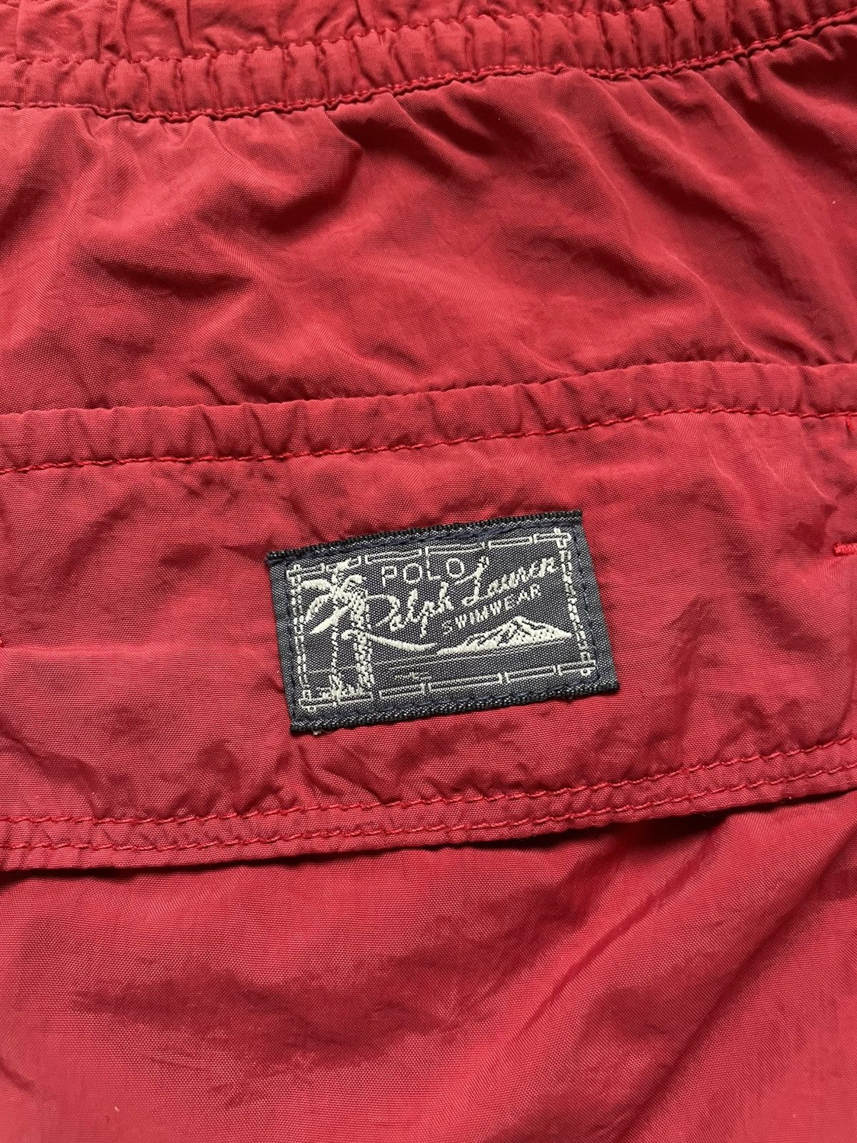 Polo Ralph Lauren Vintage Polo Ralph Lauren Swimwear Rider Logo Nylon Shorts L Size US 34 / EU 50 - 5 Thumbnail