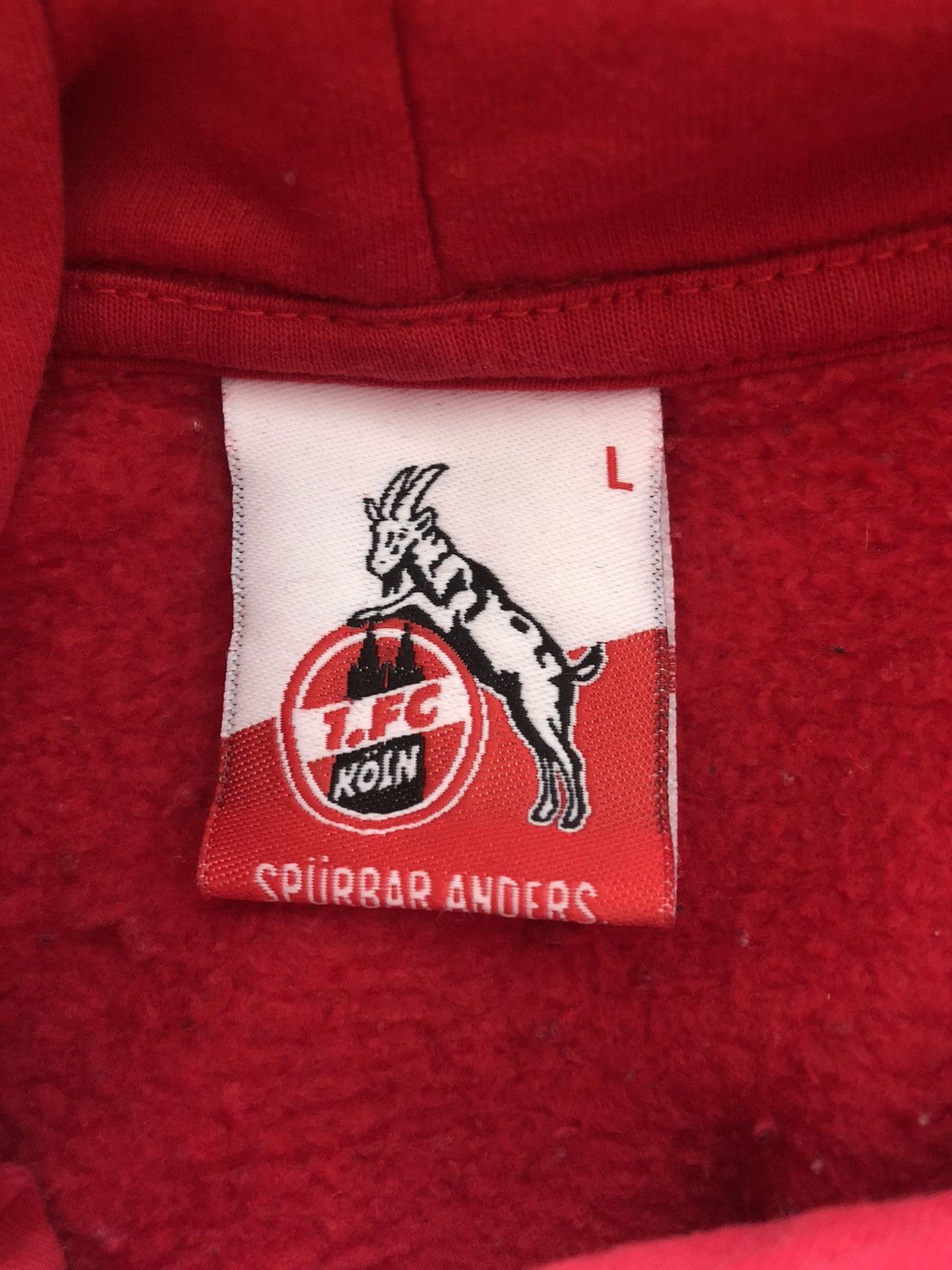 Vintage 1. FC KÖLN VINTAGE BUNDESLIGA SOCCER FOOTBALL HOODIE Size US L / EU 52-54 / 3 - 3 Thumbnail