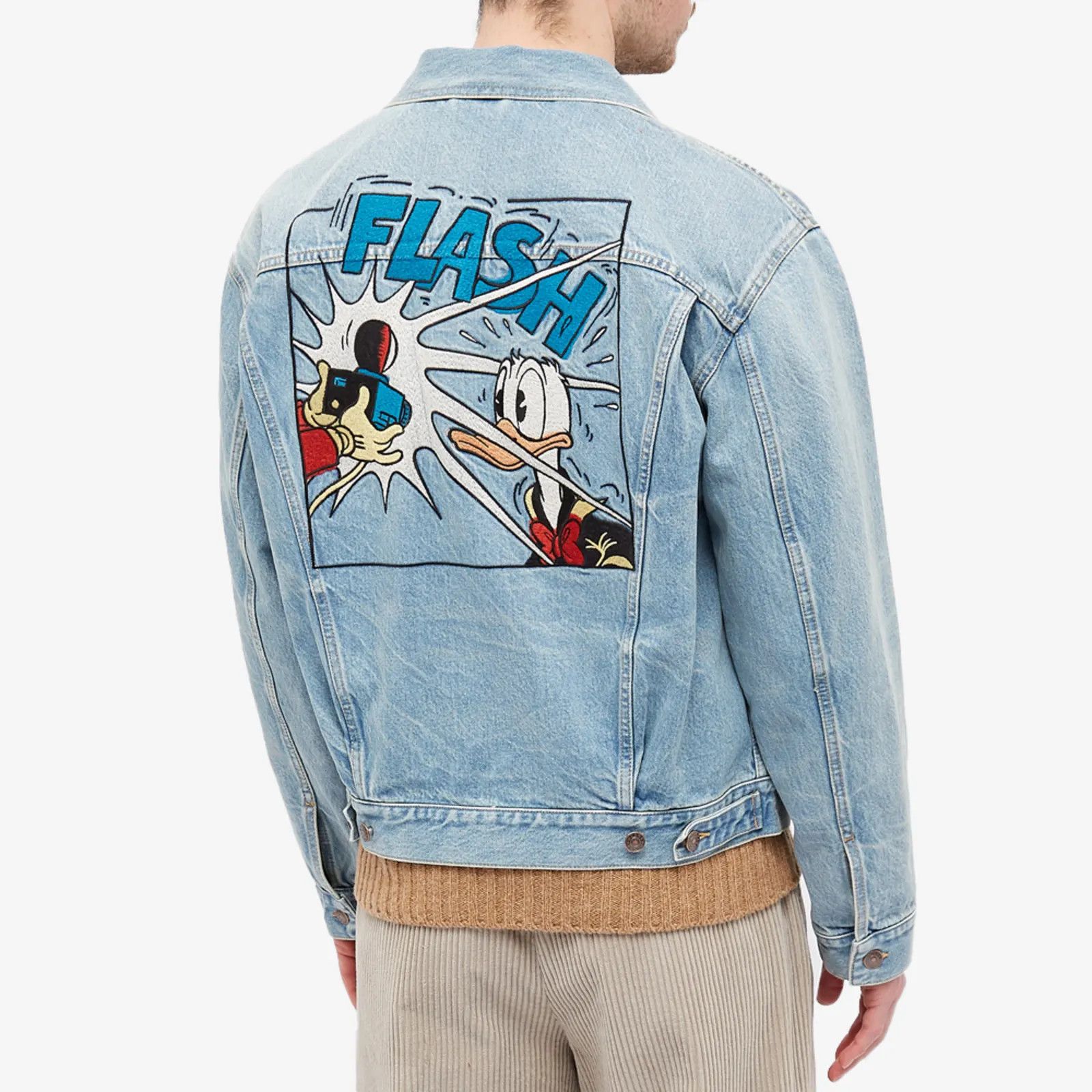 Disney × Gucci Donald Duck Embroidered Denim Jacket Size 56 Size US XXL / EU 58 / 5 - 16 Thumbnail
