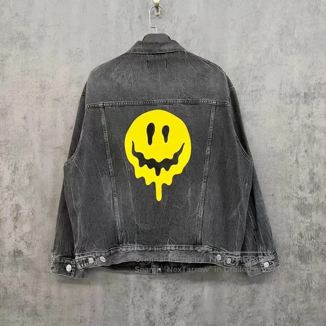 Balenciaga Balenciaga Ghost Face Logo Denim Jacket. Size US XS / EU 42 / 0 - 1 Thumbnail