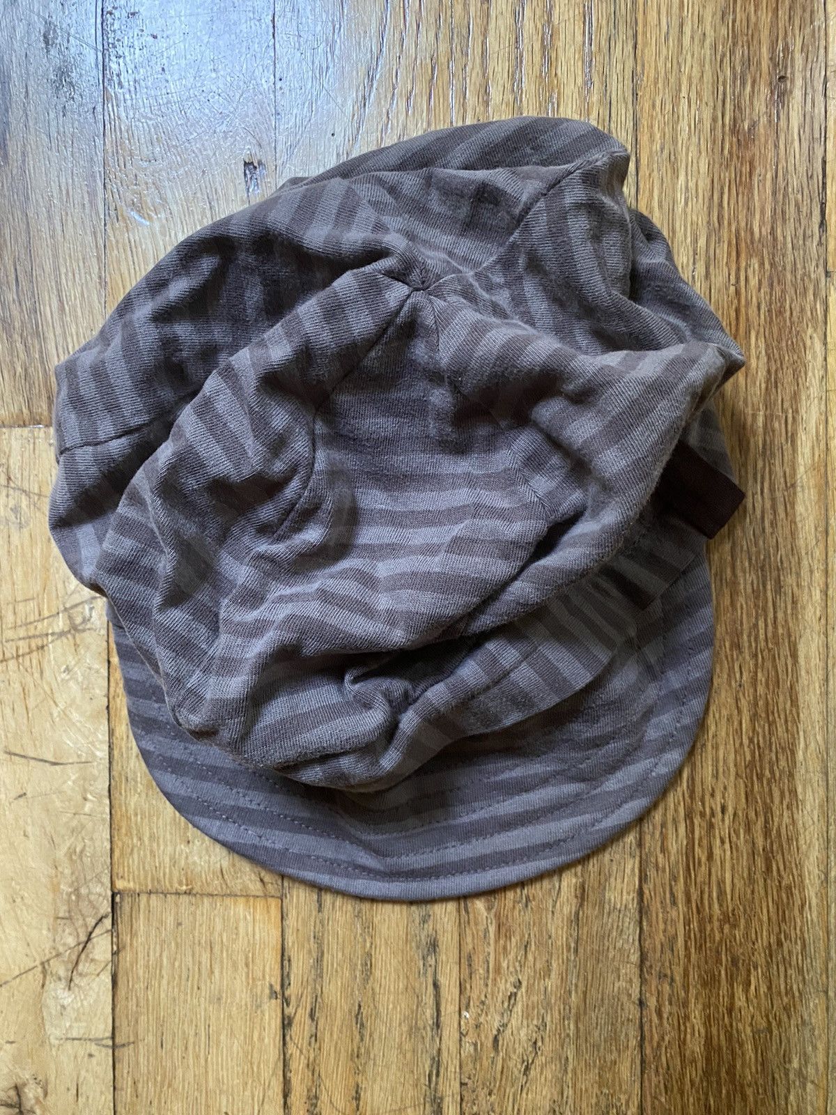 Vintage Y2K Striped Painters Cap Size ONE SIZE - 3 Thumbnail
