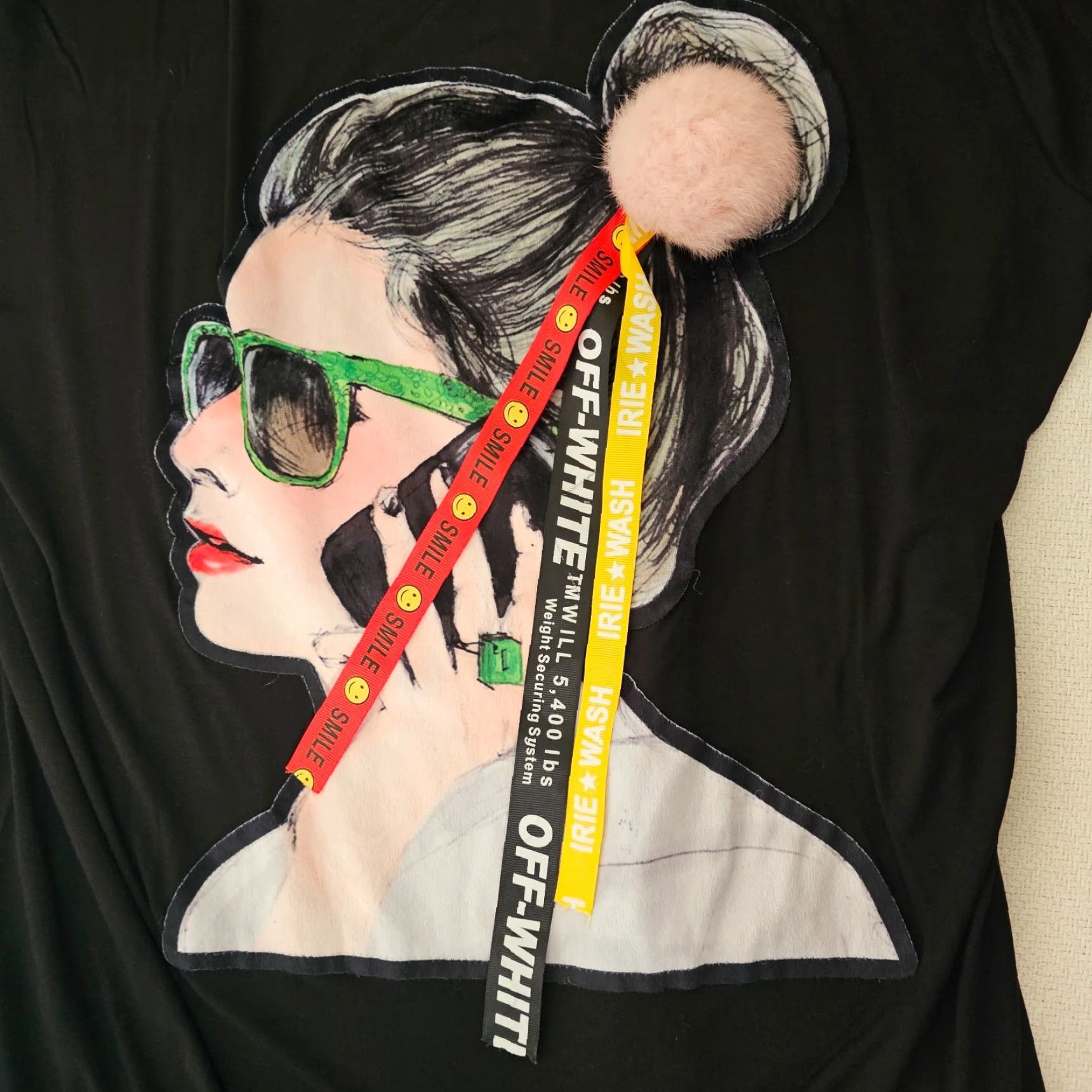 Vintage VINTAGE Ups & Downs T-Shirt Shirt Women 3X Black Scoop Neck Short Sleeve Cotton Rayon Casual Plus Size Women Size XXL / US 16-18 / IT 52-54 - 6 Thumbnail