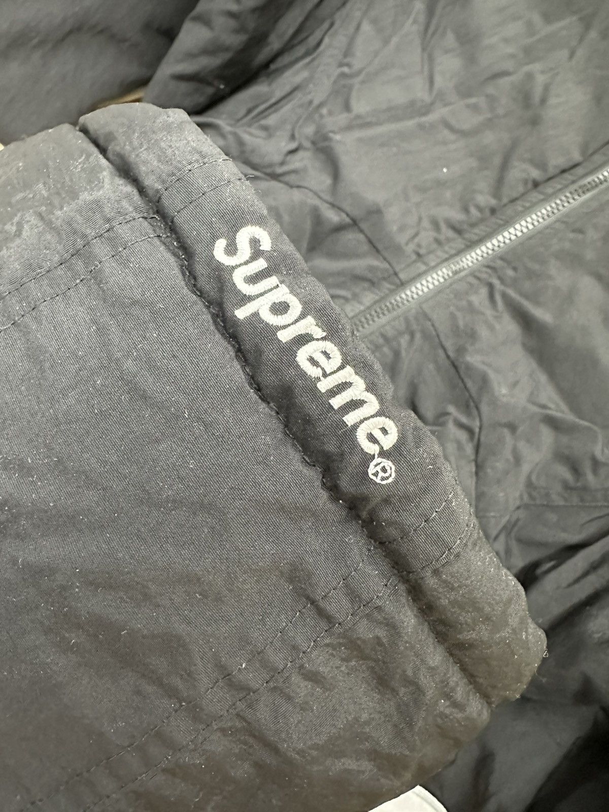 Supreme Supreme Sleeve Script Sideline Jacket Black M SS18 Box Logo Size US M / EU 48-50 / 2 - 7 Thumbnail