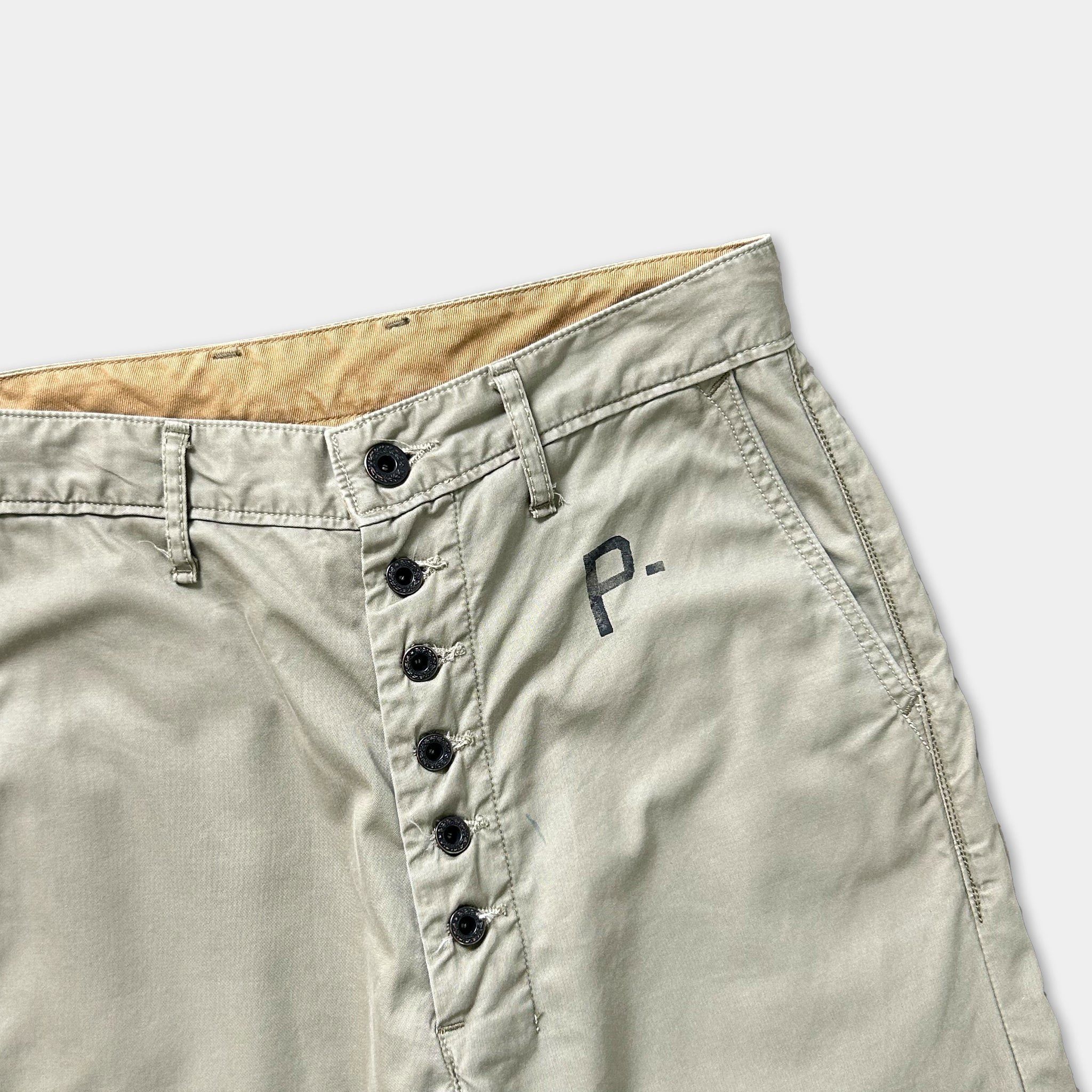 Kapital Kapital Khaki Wide-Leg Pants Size US 29 - 2 Thumbnail