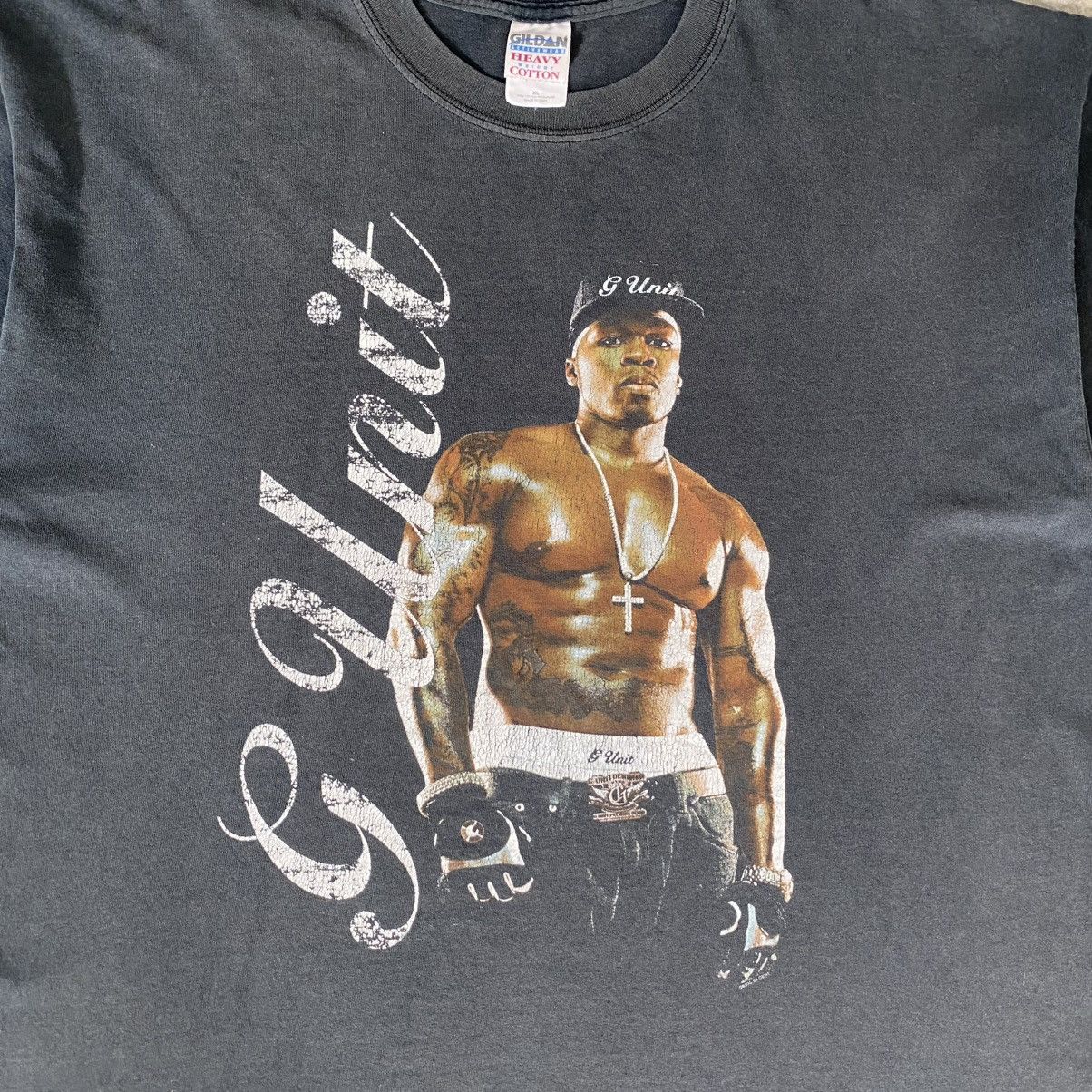 Rap Tees Vintage 2000’s G-Unit 50 cent Sun Faded Tour Promo Rap Tee Size US XL / EU 56 / 4 - 9 Thumbnail