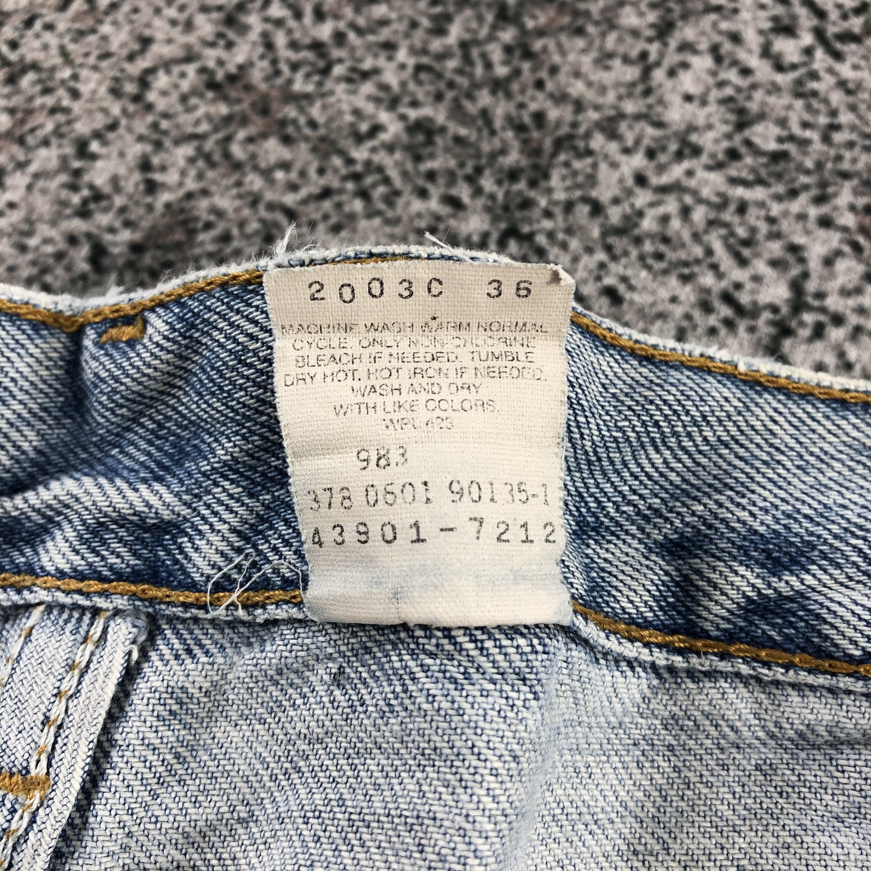 Levi's Vintage Levi's 901 Jeans Dirty Wash Denim KJ1061 Size US 32 / EU 48 - 19 Thumbnail