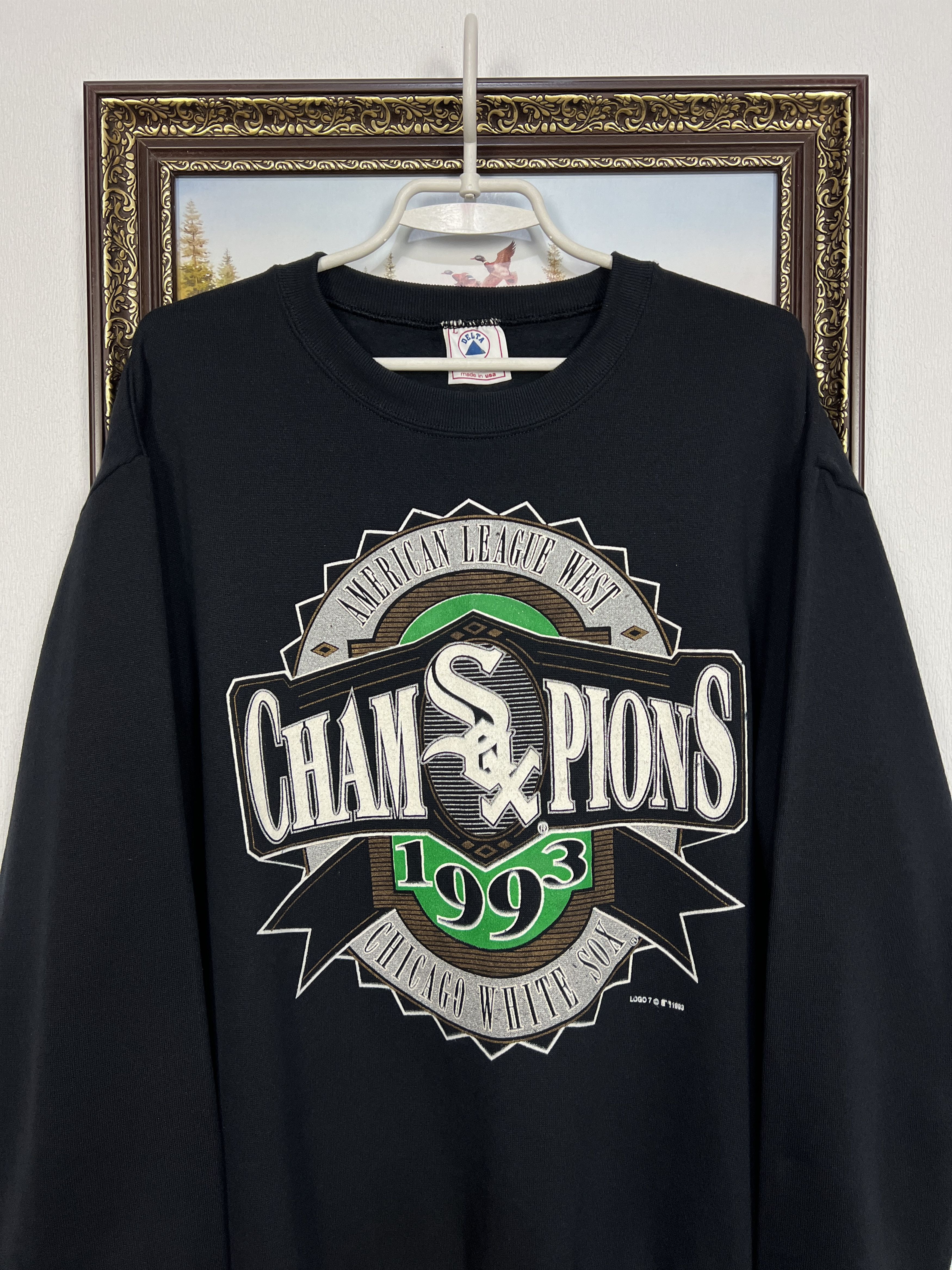 Delta Vintage 90's MLB Chicago White Sox Sweatshirt Champions Size US L / EU 52-54 / 3 - 2 Thumbnail