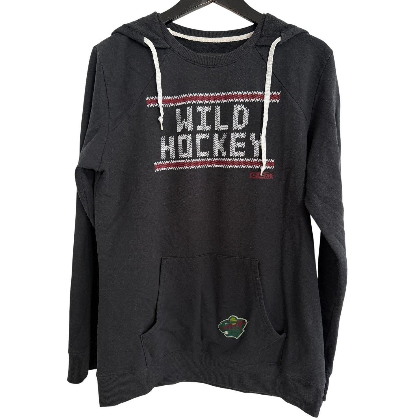 Ccm Minnesota Wild Women's Long Hoodie Sweatshirt Size Medium Size M / US 6-8 / IT 42-44 - 1 Thumbnail