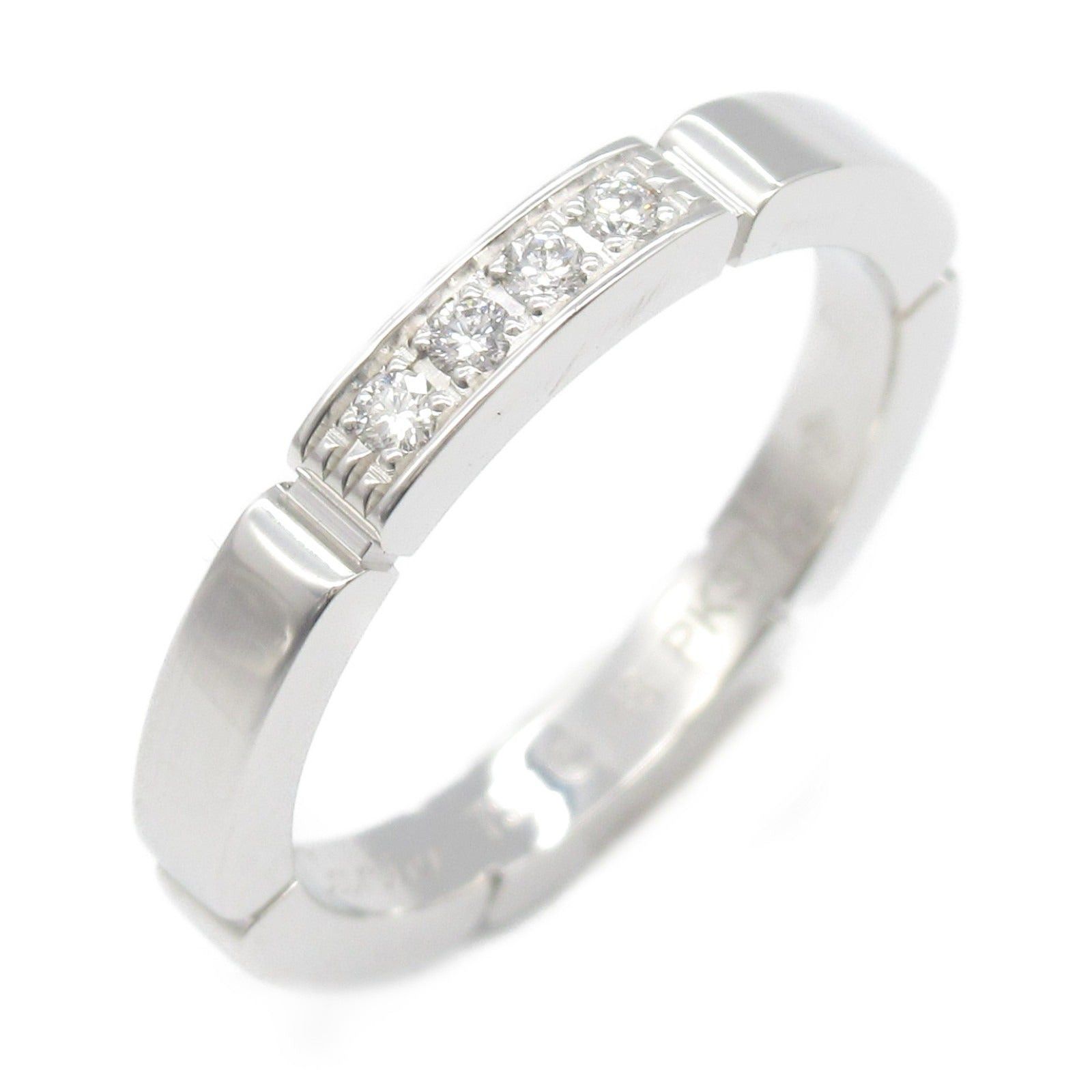 Cartier Cartier Mailon Panthère Ring Diamond K18Wg (White Gold) Clear Size ONE SIZE - 1 Thumbnail