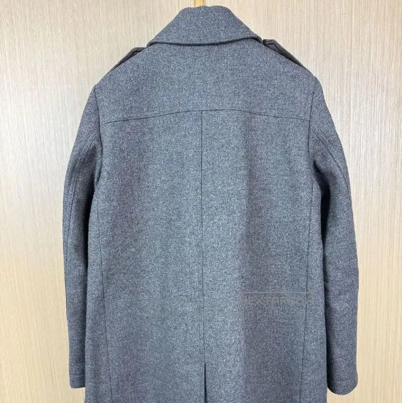Burberry Burberry Women's Gray Wool Coat for Winter. Size L / US 10 / IT 46 - 2 Thumbnail