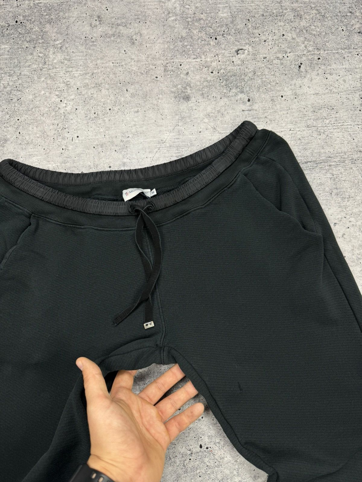 Designer × Moncler Vintage Moncler 90s Y2K Style Black Classic Sweatpants Pants Size 28" / US 6 / IT 42 - 8 Thumbnail