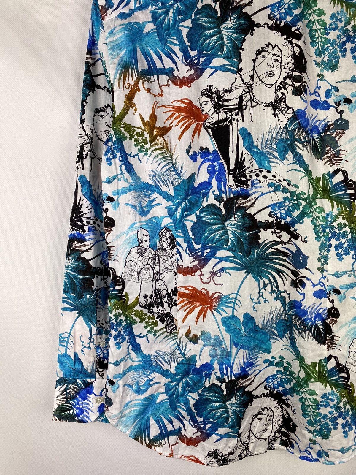 Etro Etro men’s long sleeve overprinted button up shirt size 39 Size US L / EU 52-54 / 3 - 18 Thumbnail