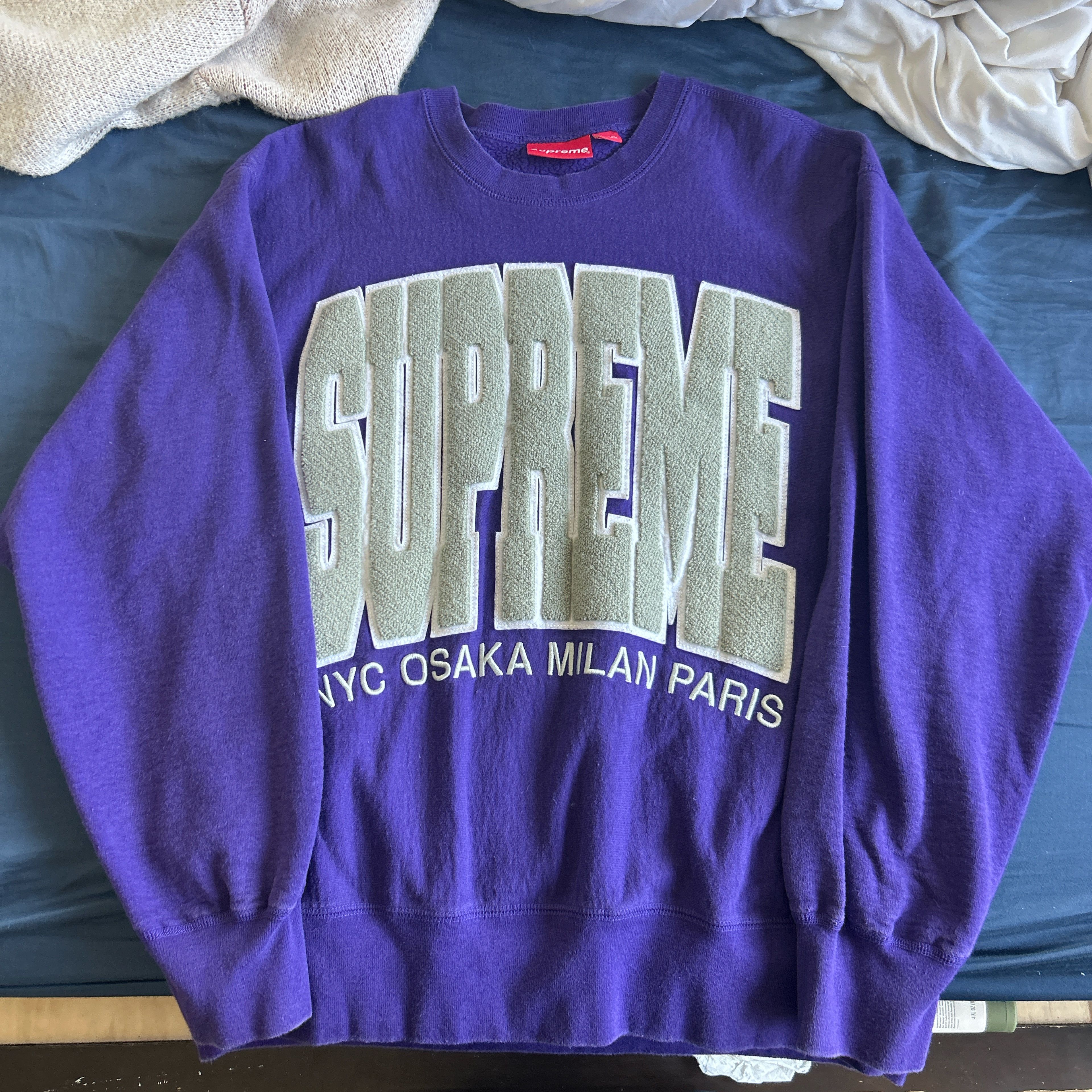 Supreme Supreme Cities Arc Crewneck Size US M / EU 48-50 / 2 - 6 Thumbnail