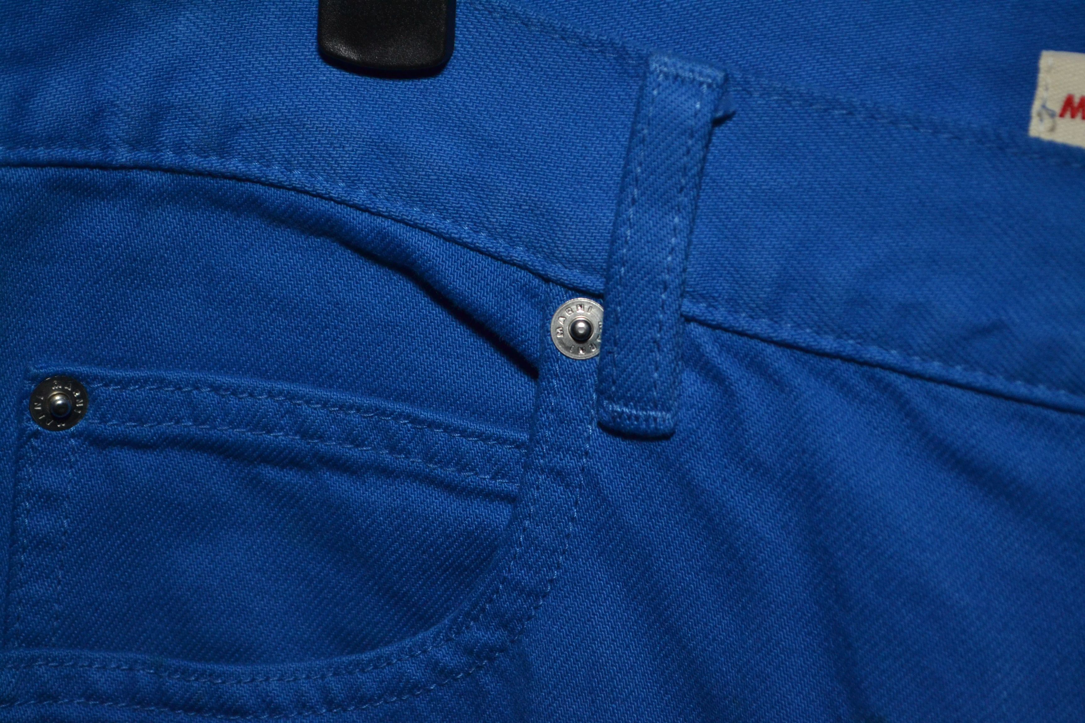 Marni Marni x Uniqlo Blue Baggy Jeans Pants size 31 Size 30" / US 8 / IT 44 - 7 Thumbnail