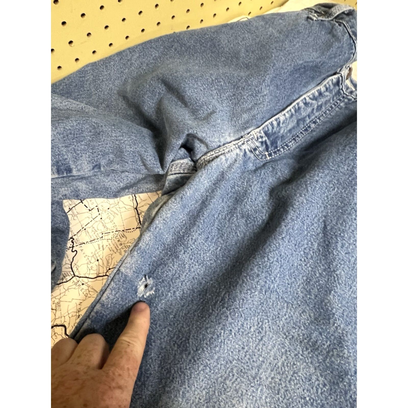 Dickies VINTAGE Dickies Jeans Flannel Lined 36x30 Relaxed Fit 90s Grunge Blue Denim Mens Jeans Size US 36 / EU 52 - 5 Thumbnail