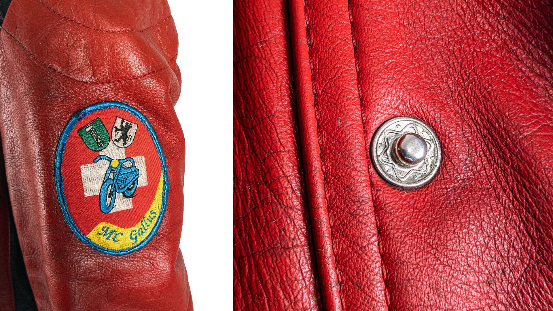 Vintage Vintage 70s Red Leather Motorcycle Biker Jacket Harro Size US L / EU 52-54 / 3 - 17 Thumbnail